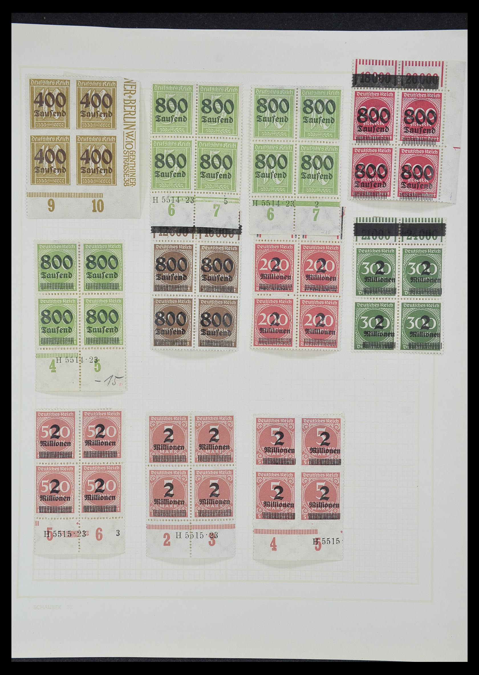 33215 022 - Stamp collection 33215 German Reich 1920-1945.
