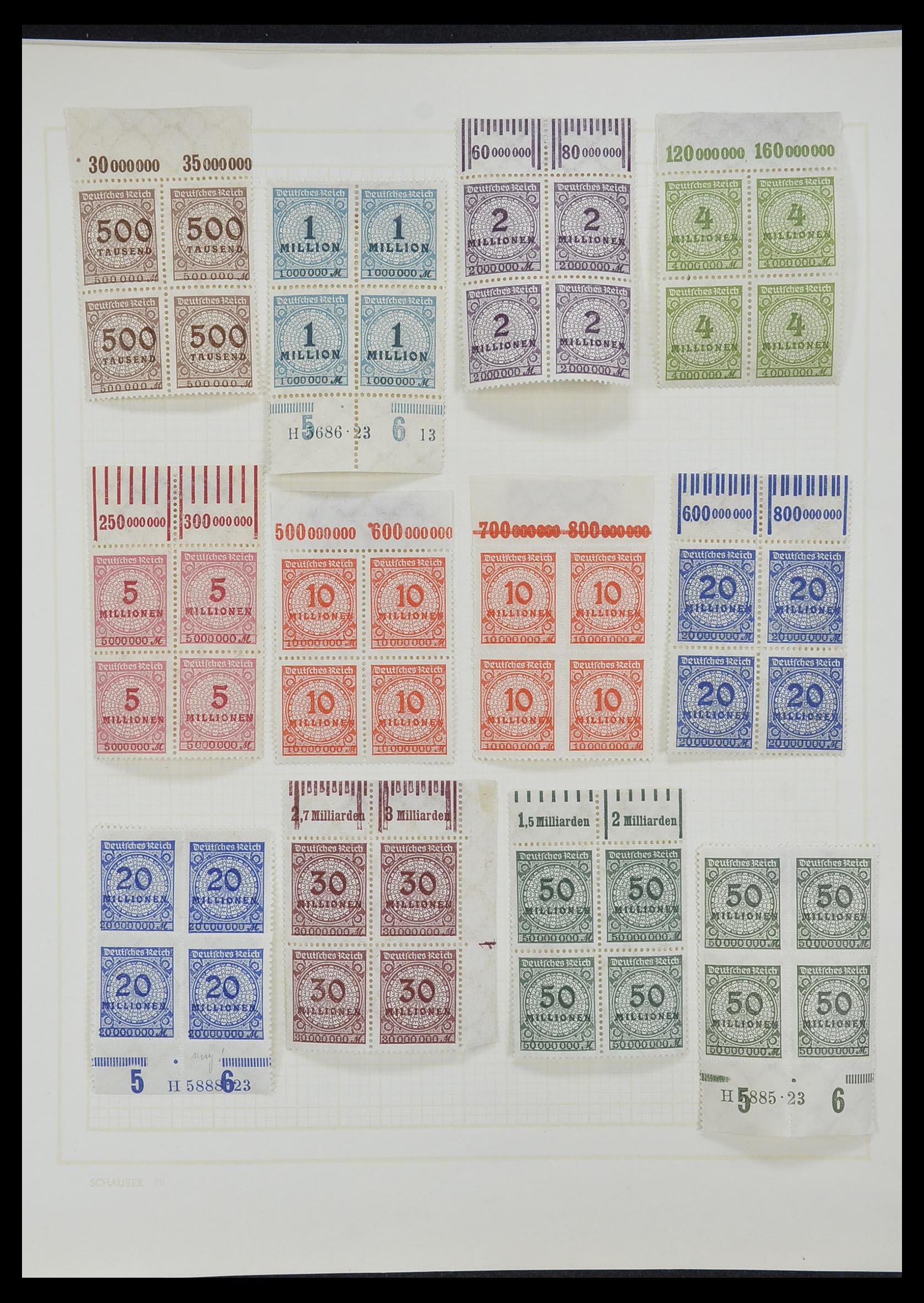 33215 023 - Stamp collection 33215 German Reich 1920-1945.