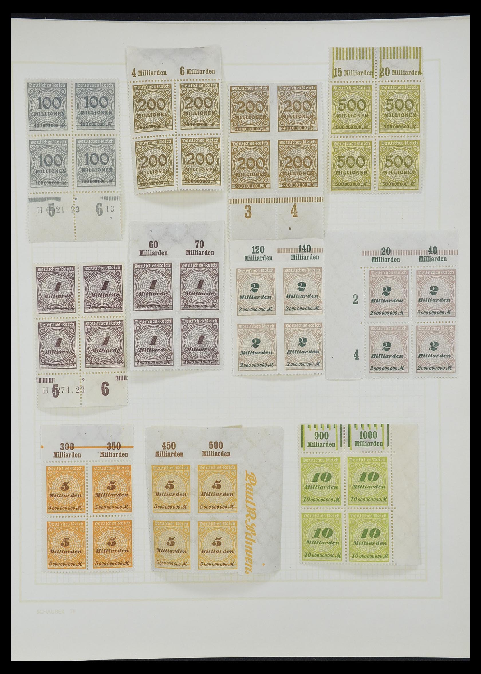 33215 024 - Stamp collection 33215 German Reich 1920-1945.