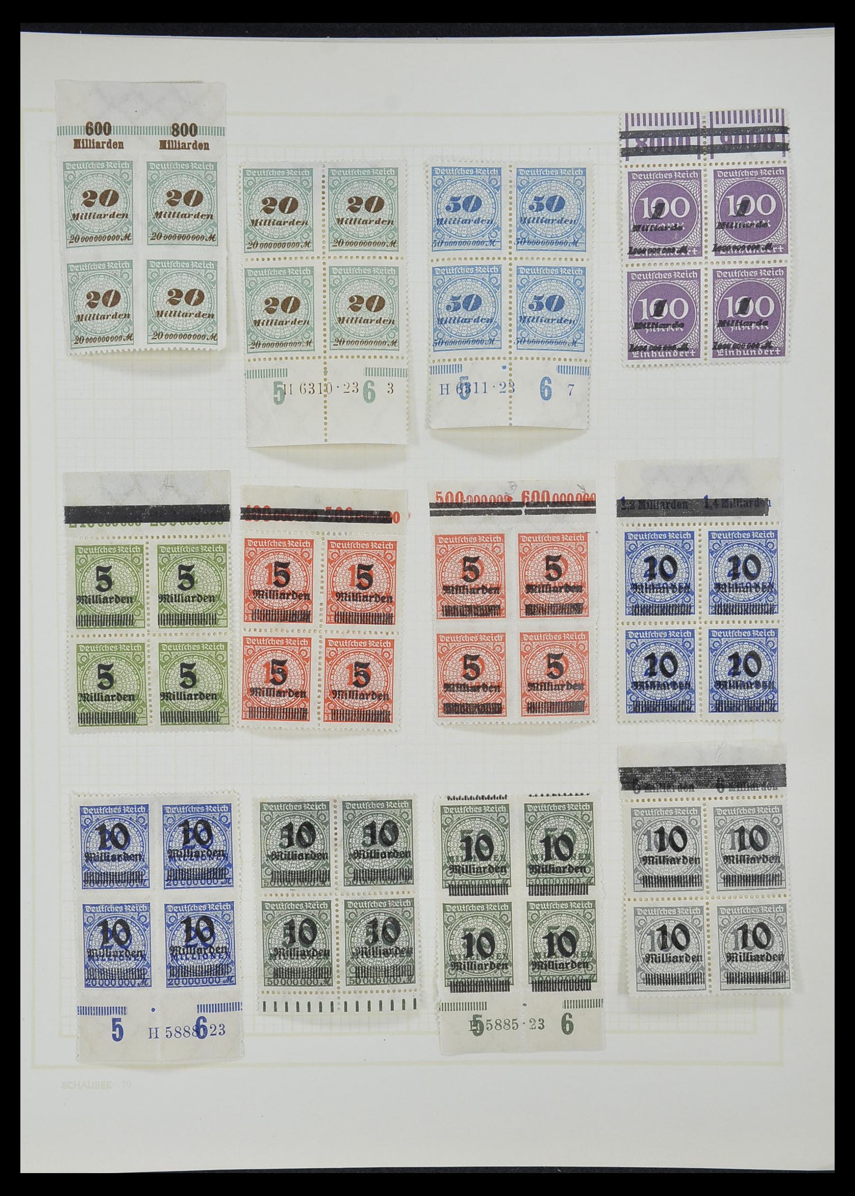 33215 025 - Stamp collection 33215 German Reich 1920-1945.