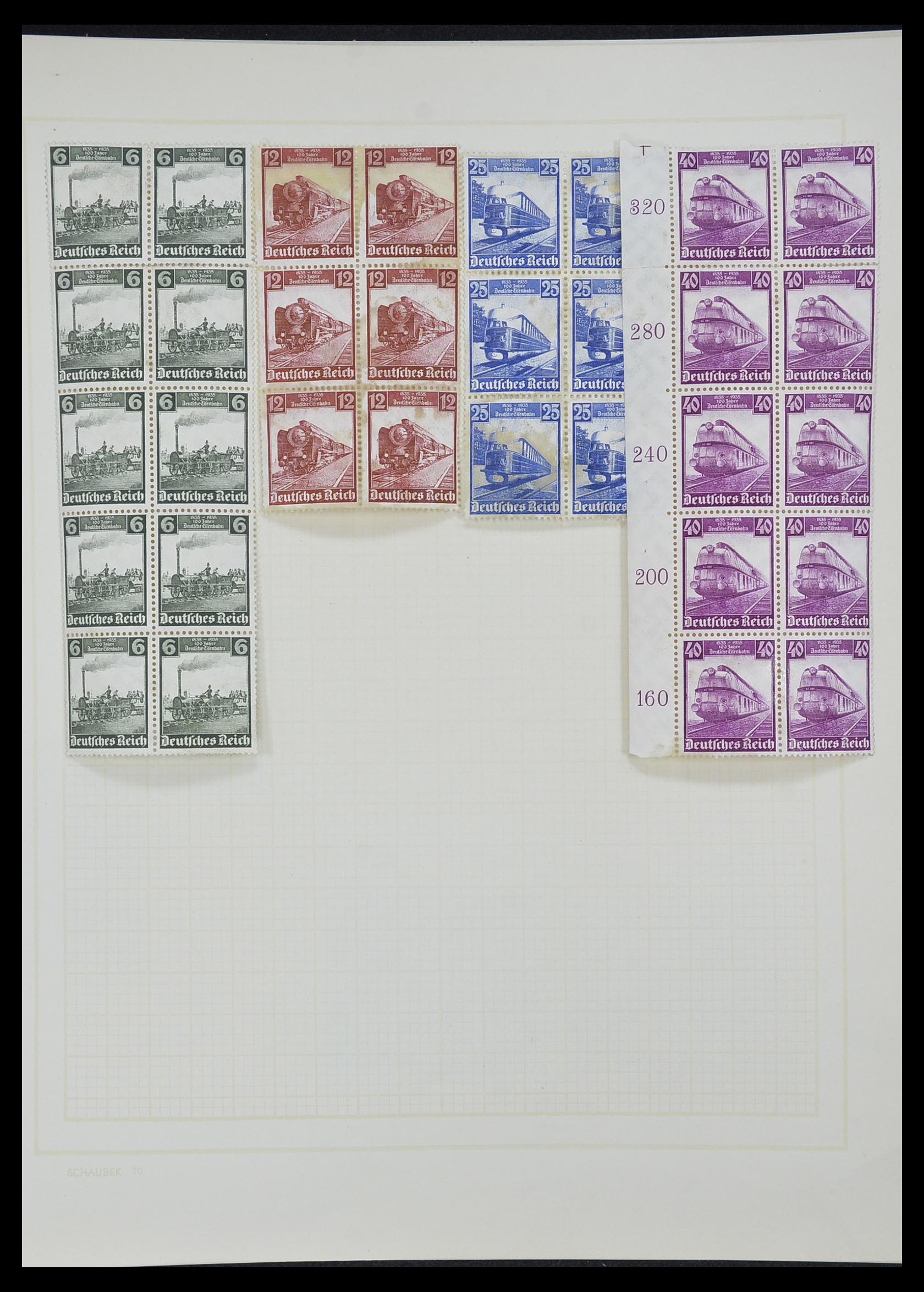 33215 026 - Postzegelverzameling 33215 Duitse Rijk 1920-1945.