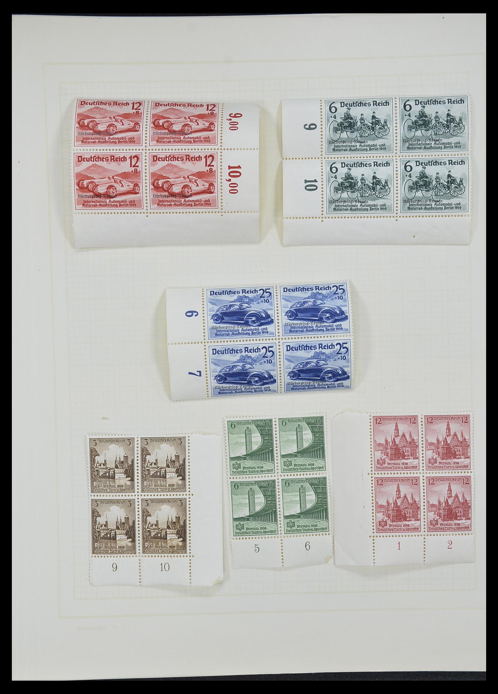 33215 033 - Postzegelverzameling 33215 Duitse Rijk 1920-1945.