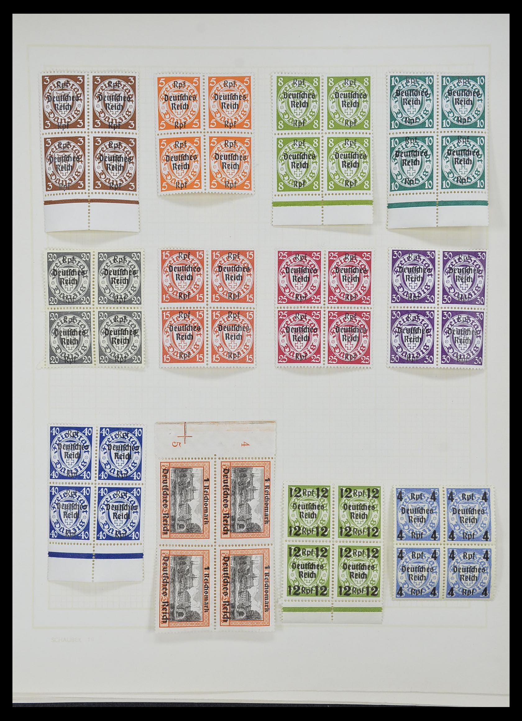 33215 034 - Postzegelverzameling 33215 Duitse Rijk 1920-1945.