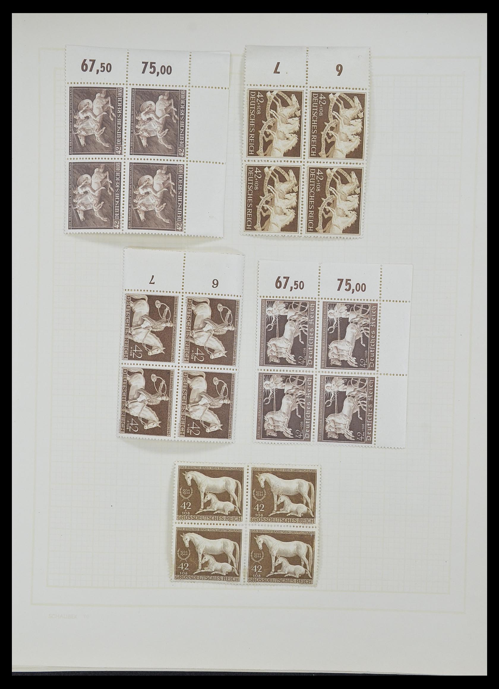 33215 035 - Postzegelverzameling 33215 Duitse Rijk 1920-1945.