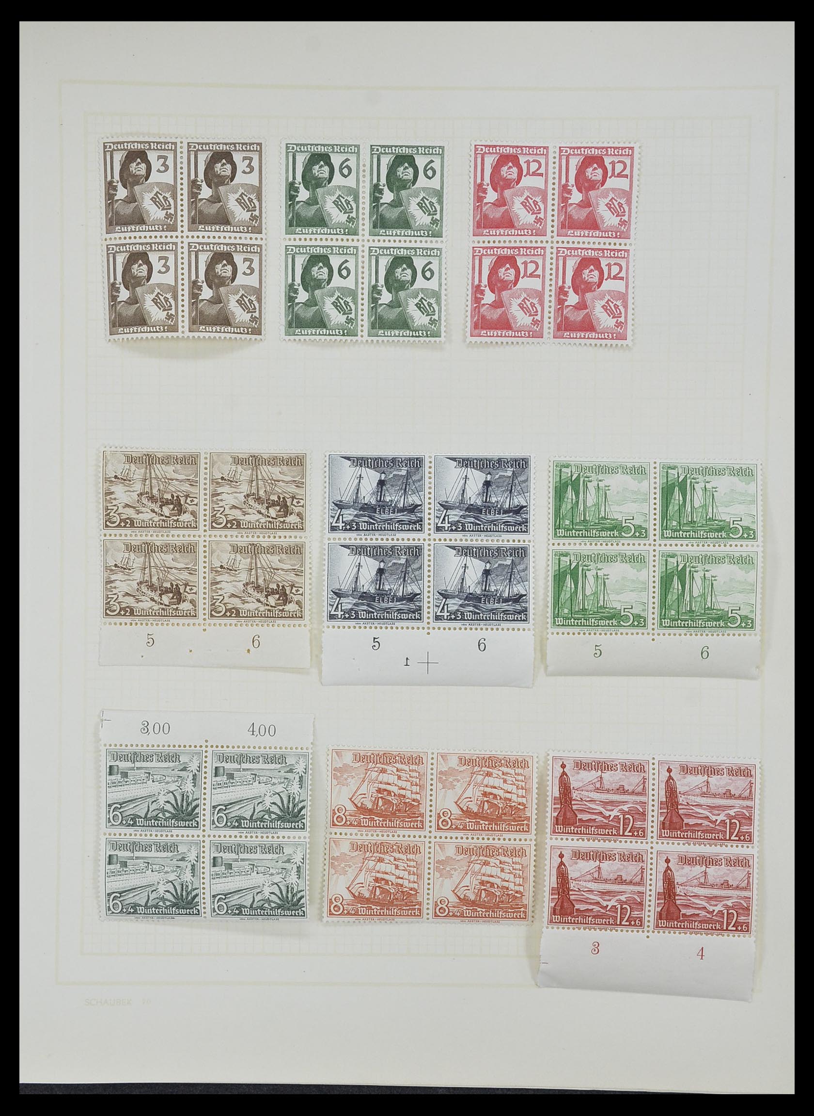 33215 040 - Postzegelverzameling 33215 Duitse Rijk 1920-1945.
