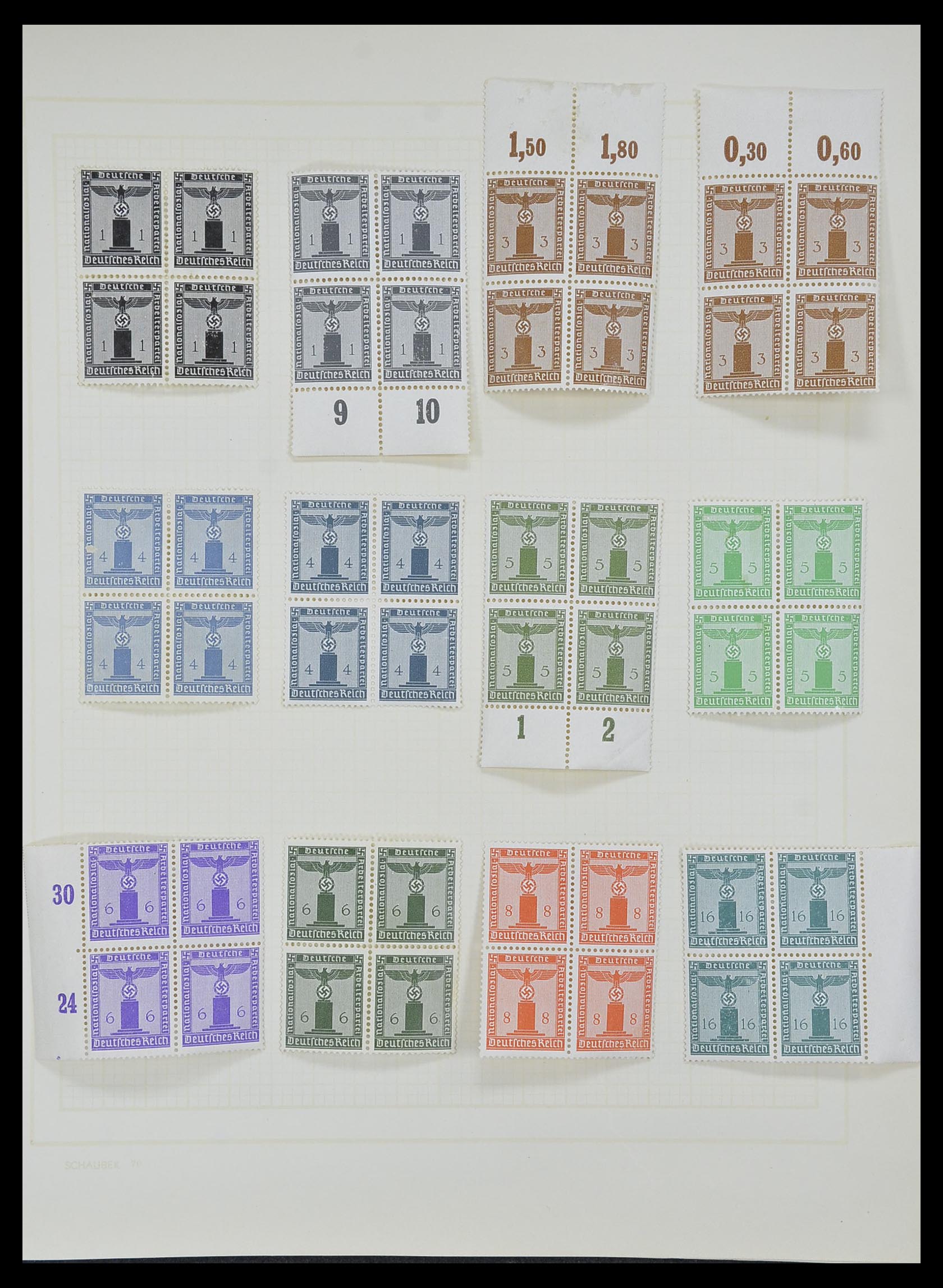 33215 041 - Postzegelverzameling 33215 Duitse Rijk 1920-1945.
