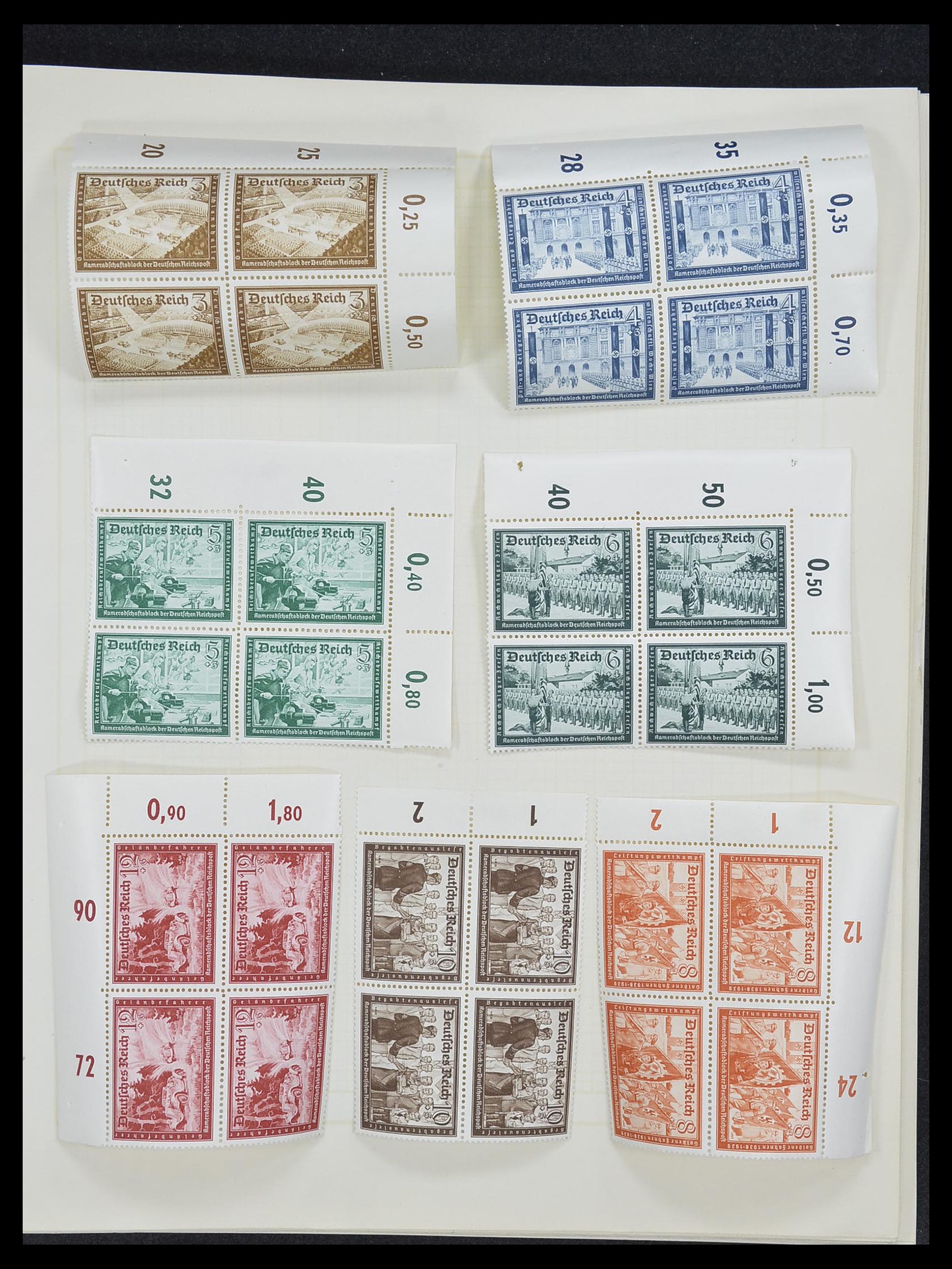 33215 044 - Postzegelverzameling 33215 Duitse Rijk 1920-1945.