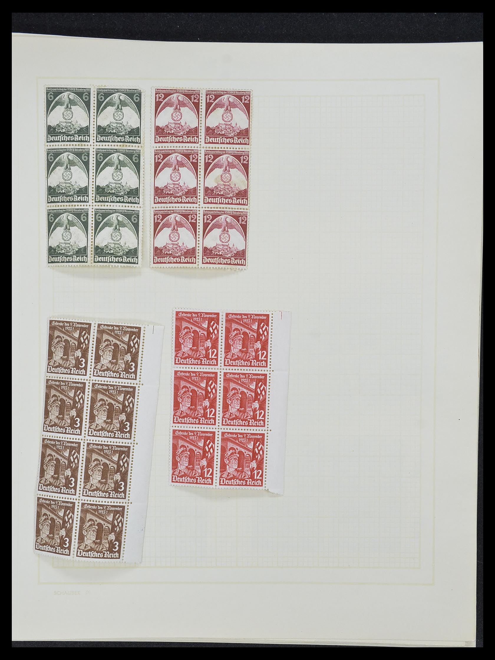 33215 046 - Postzegelverzameling 33215 Duitse Rijk 1920-1945.