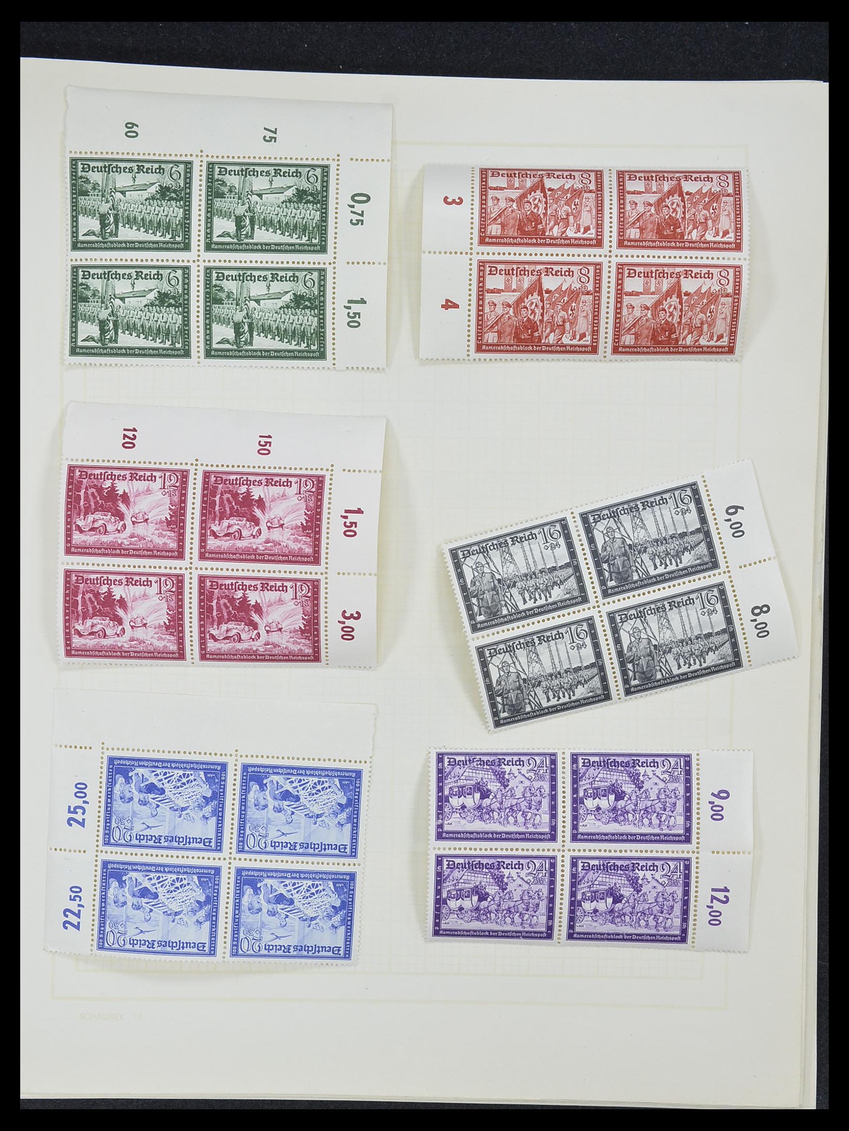 33215 047 - Postzegelverzameling 33215 Duitse Rijk 1920-1945.
