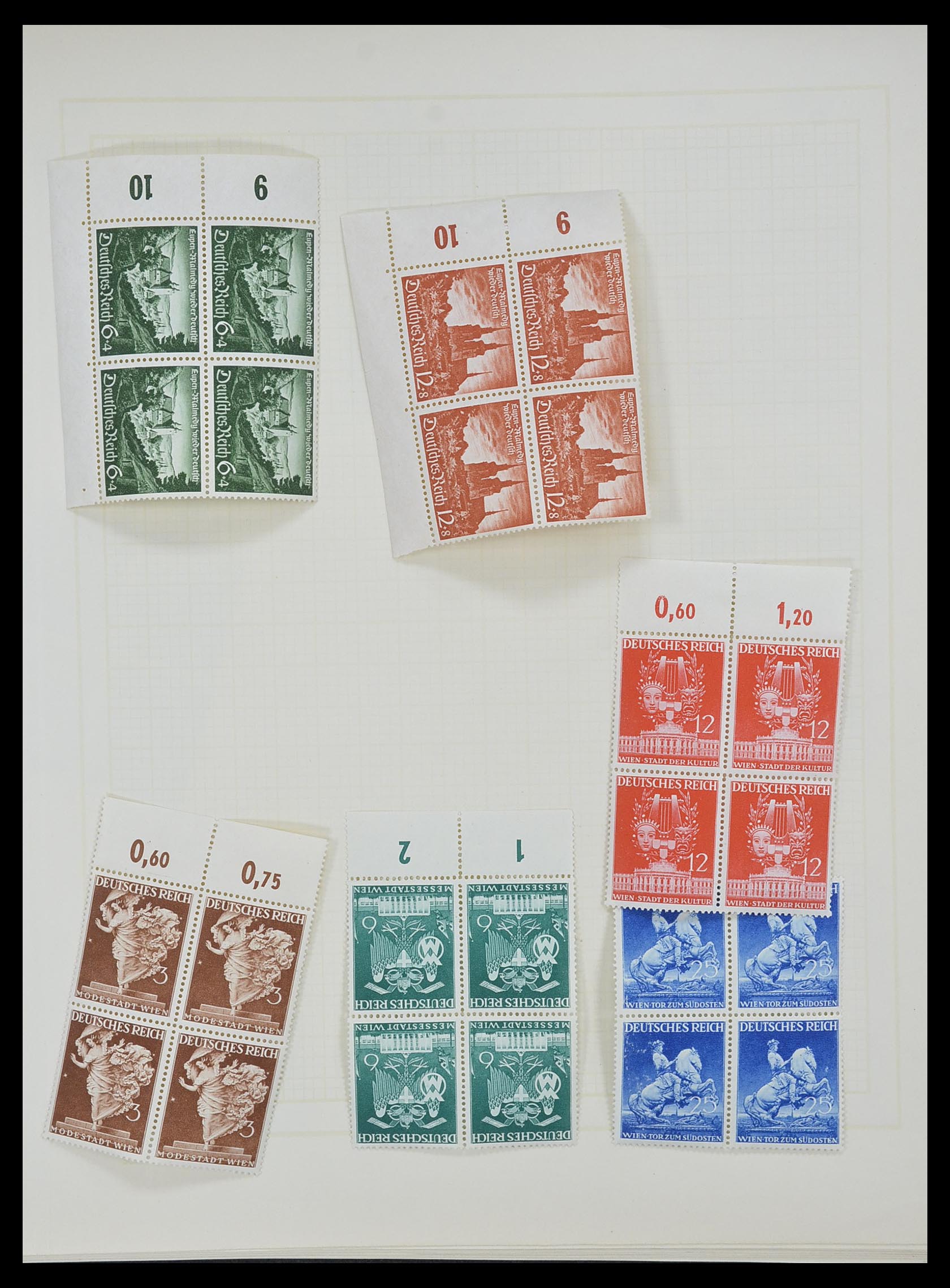 33215 051 - Stamp collection 33215 German Reich 1920-1945.