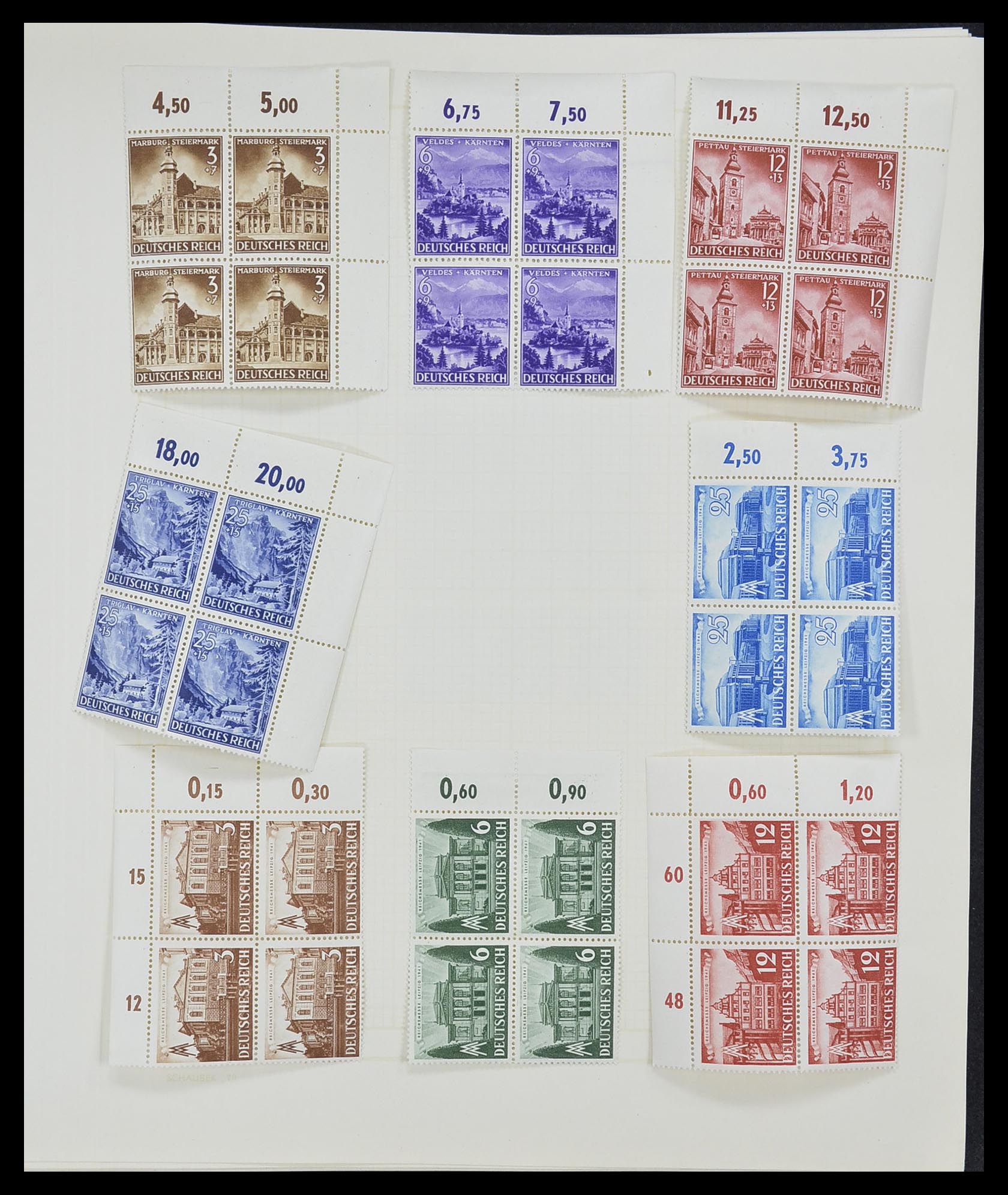 33215 052 - Stamp collection 33215 German Reich 1920-1945.