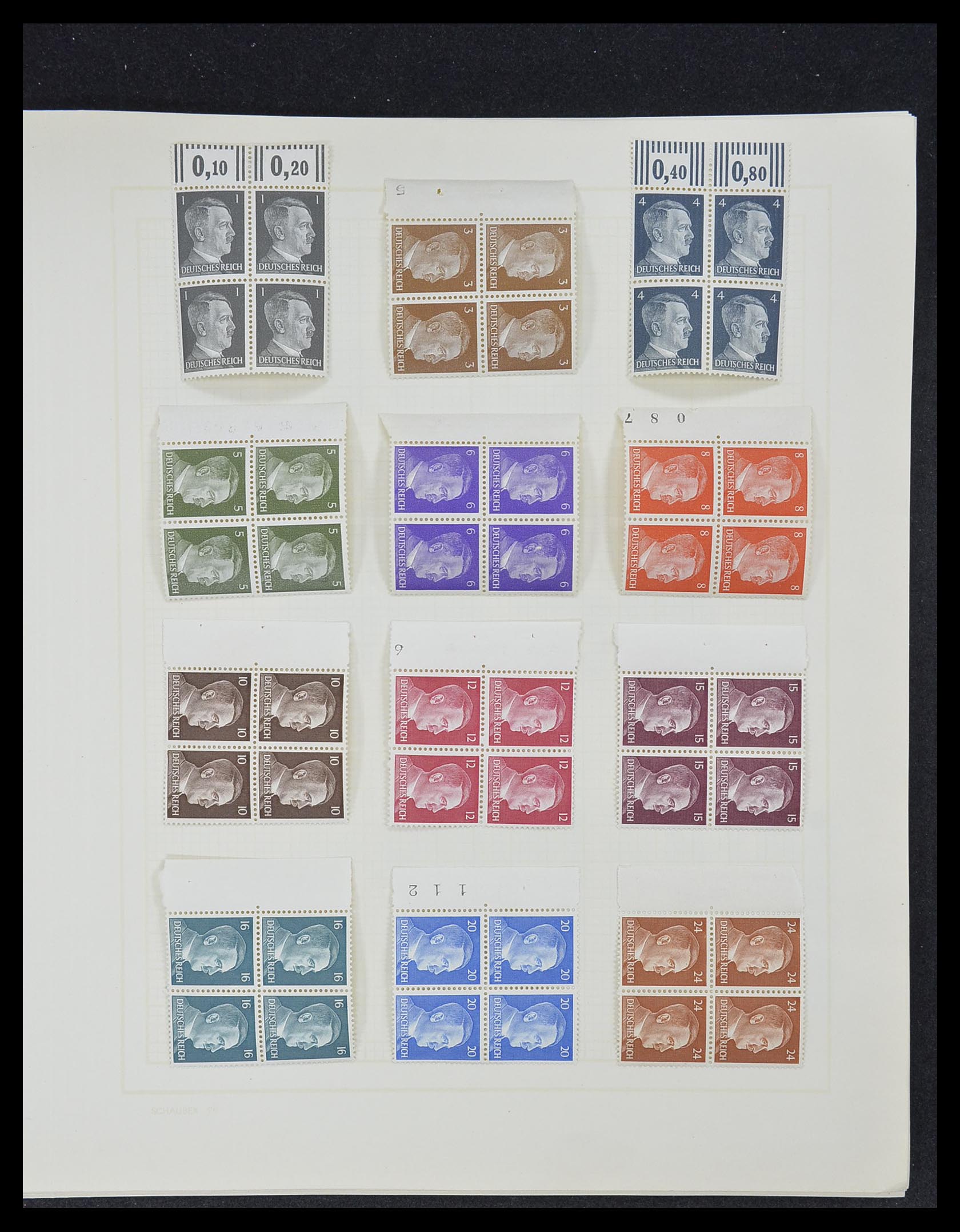 33215 054 - Stamp collection 33215 German Reich 1920-1945.