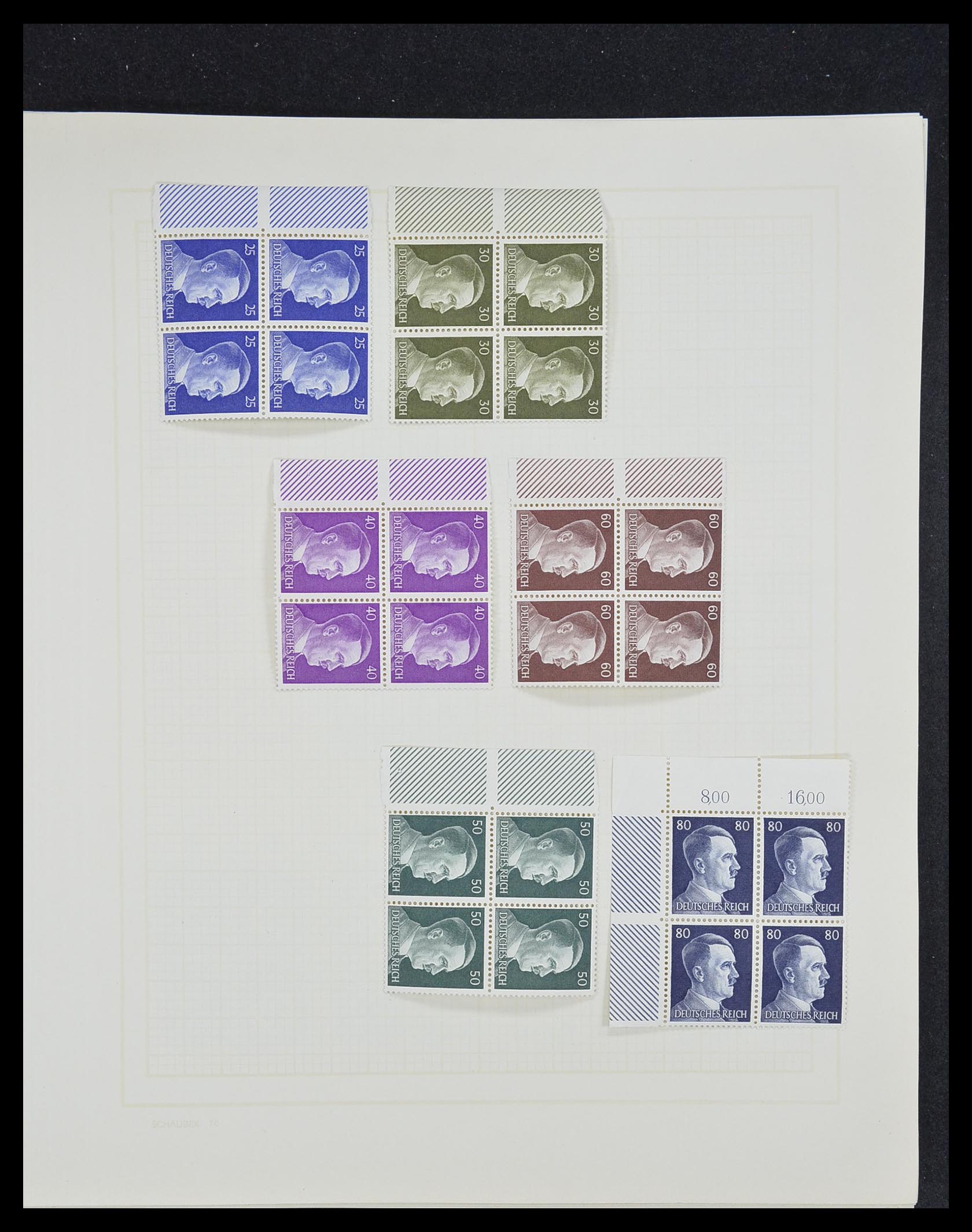 33215 055 - Stamp collection 33215 German Reich 1920-1945.