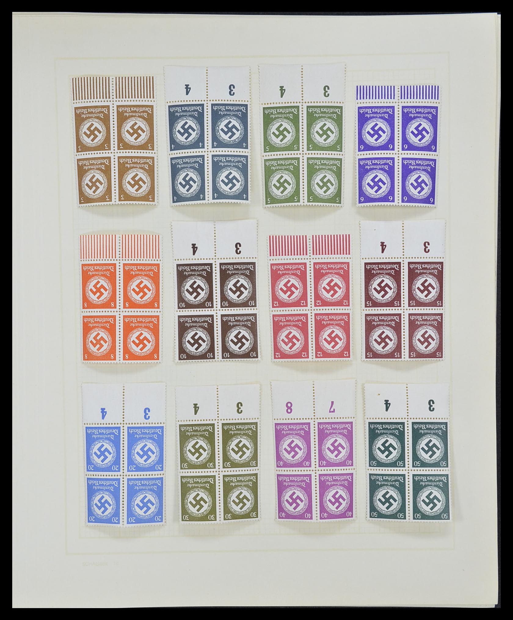 33215 056 - Stamp collection 33215 German Reich 1920-1945.