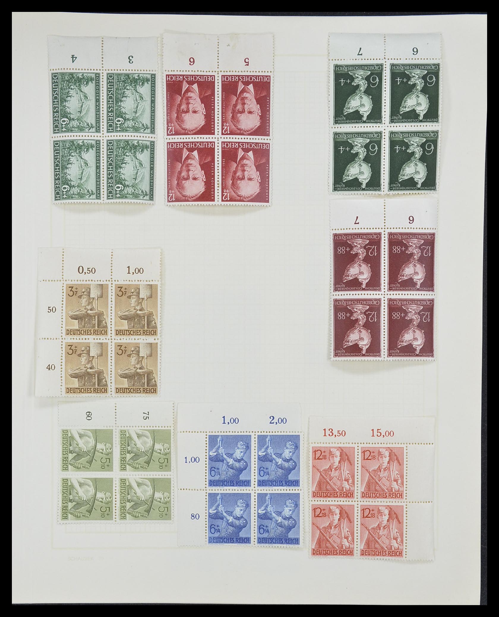 33215 059 - Postzegelverzameling 33215 Duitse Rijk 1920-1945.