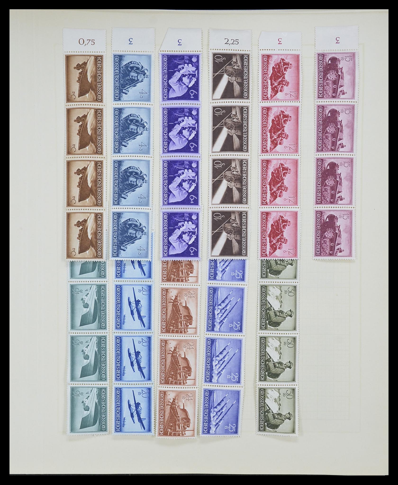 33215 063 - Stamp collection 33215 German Reich 1920-1945.