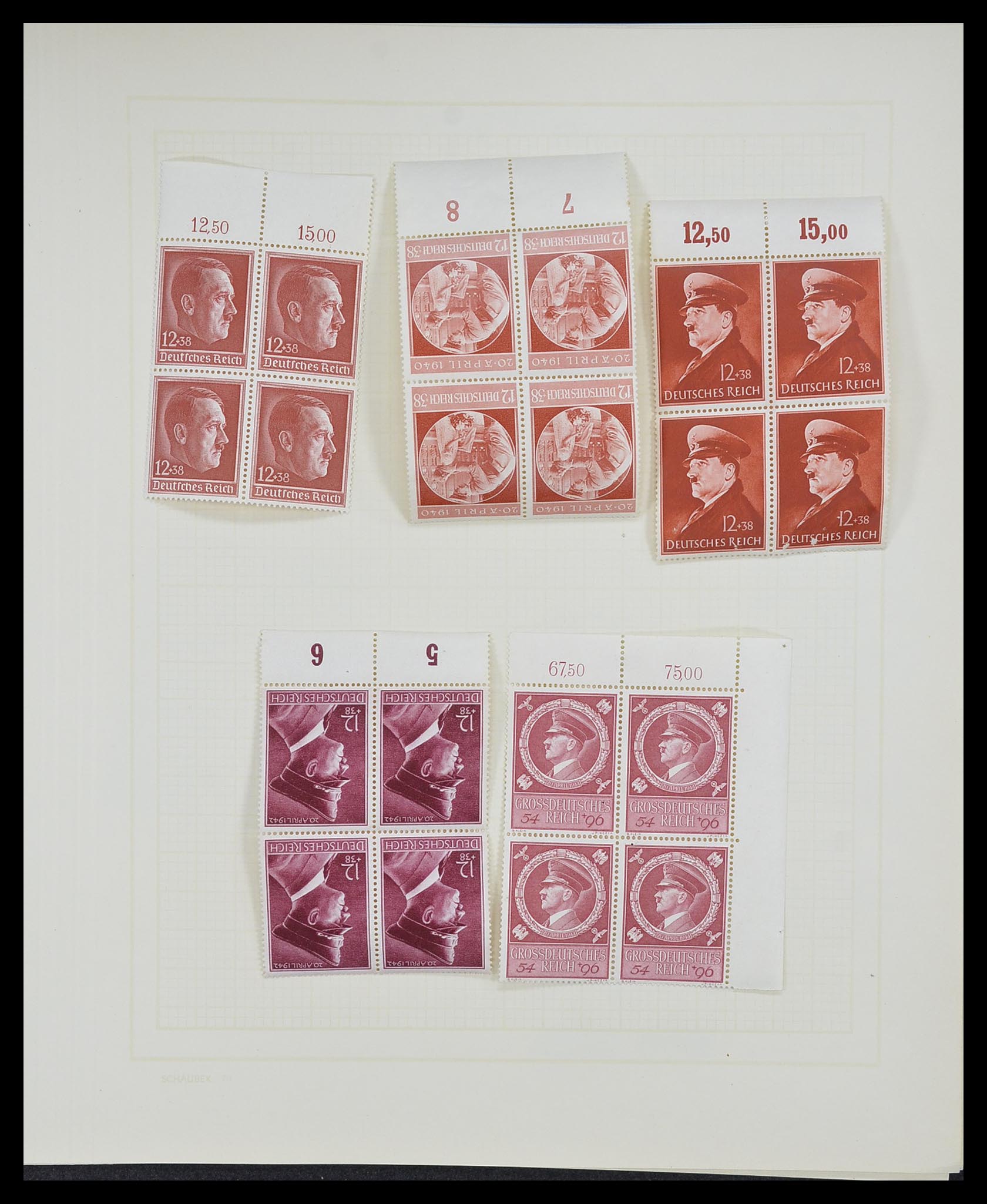 33215 067 - Postzegelverzameling 33215 Duitse Rijk 1920-1945.