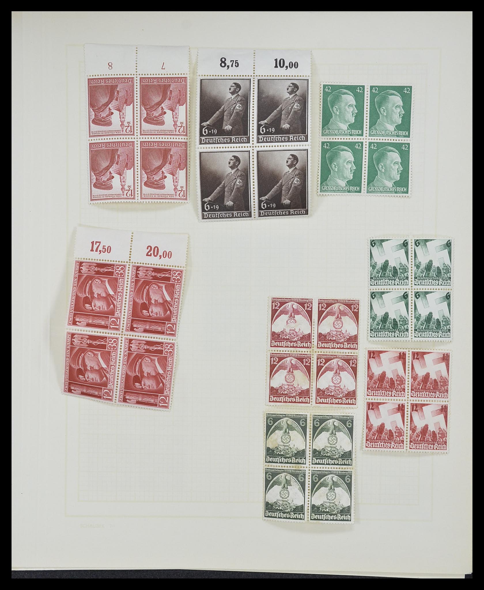 33215 068 - Stamp collection 33215 German Reich 1920-1945.