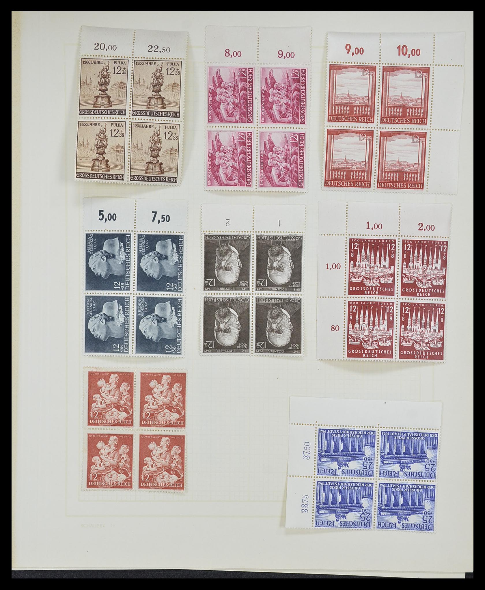33215 069 - Postzegelverzameling 33215 Duitse Rijk 1920-1945.