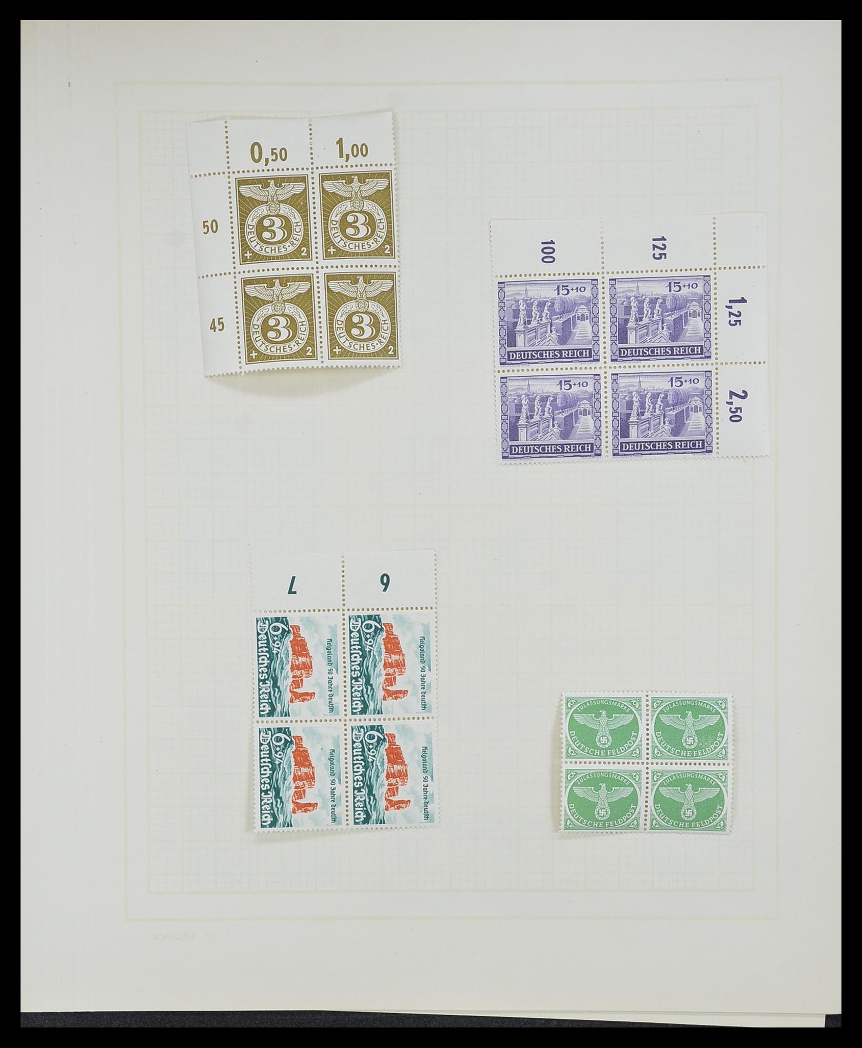 33215 070 - Postzegelverzameling 33215 Duitse Rijk 1920-1945.