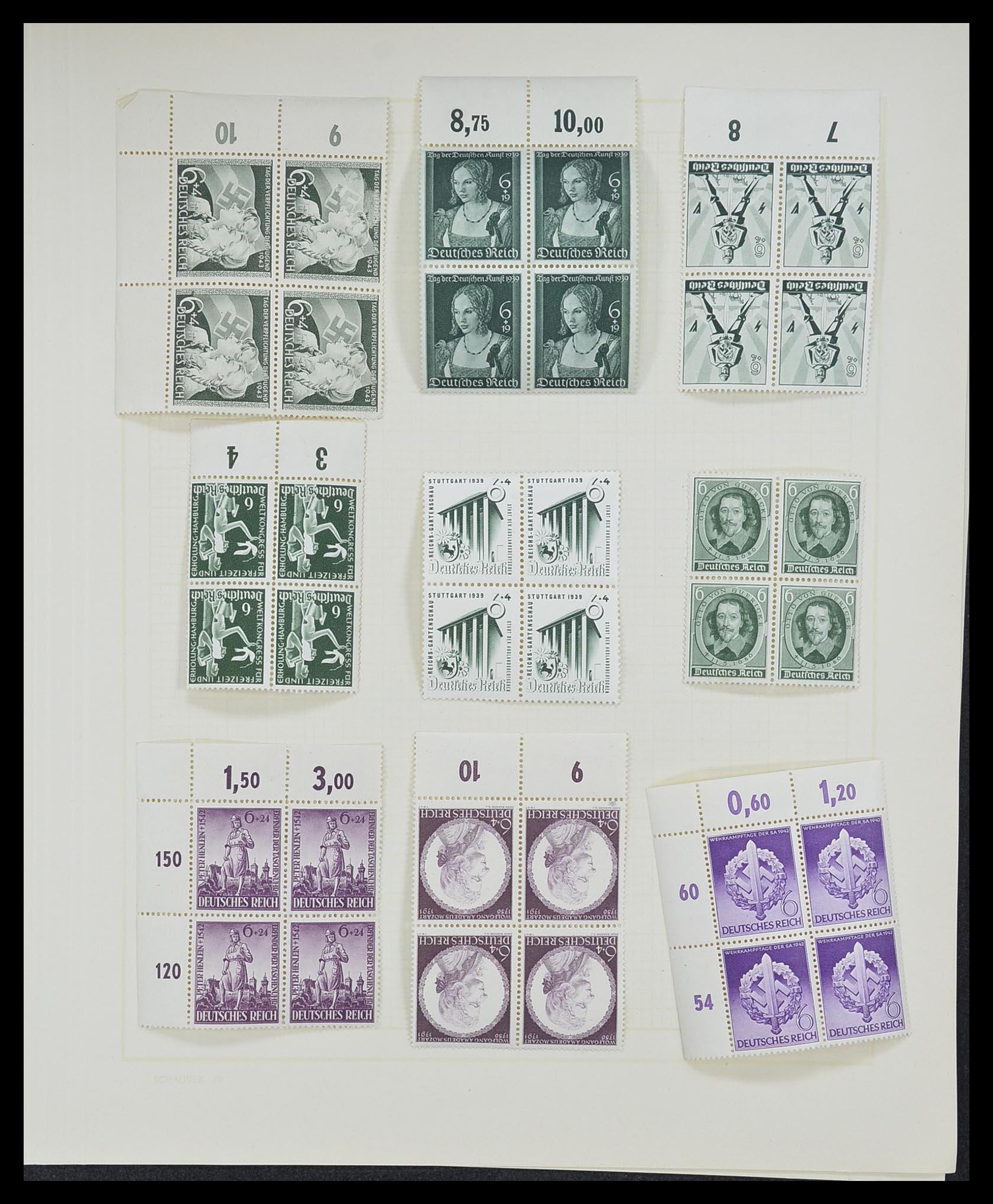 33215 071 - Postzegelverzameling 33215 Duitse Rijk 1920-1945.