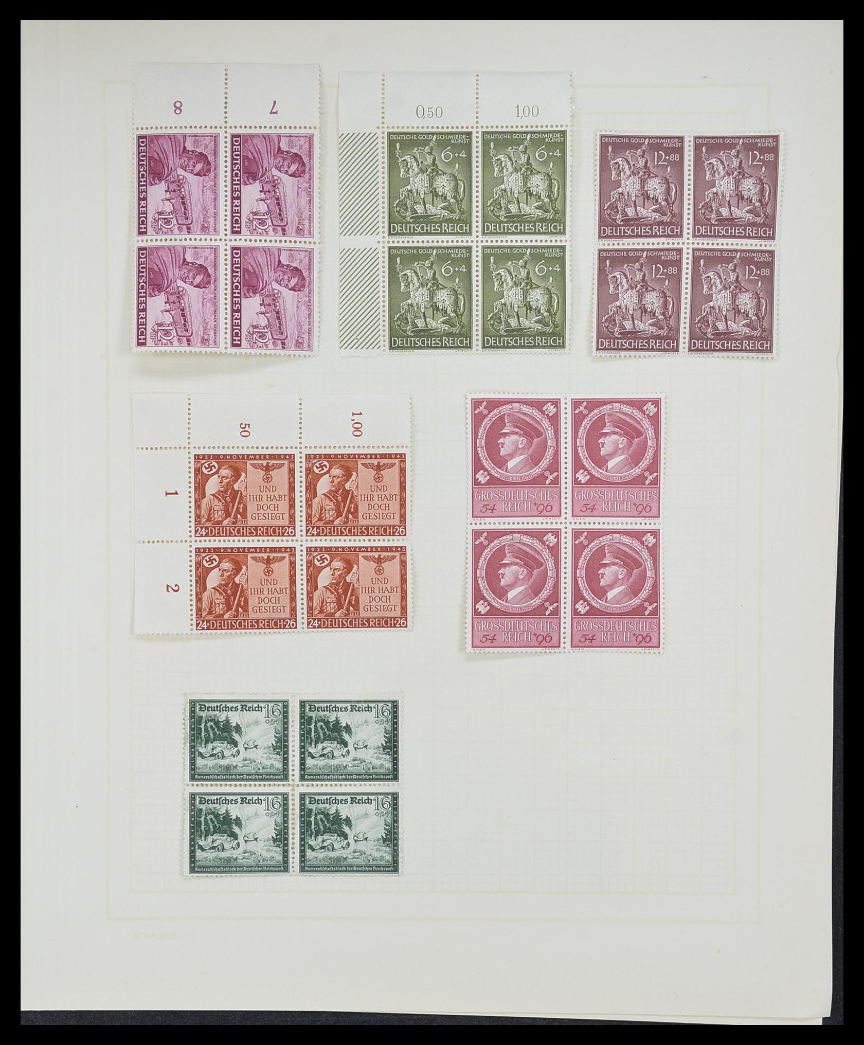 33215 072 - Postzegelverzameling 33215 Duitse Rijk 1920-1945.
