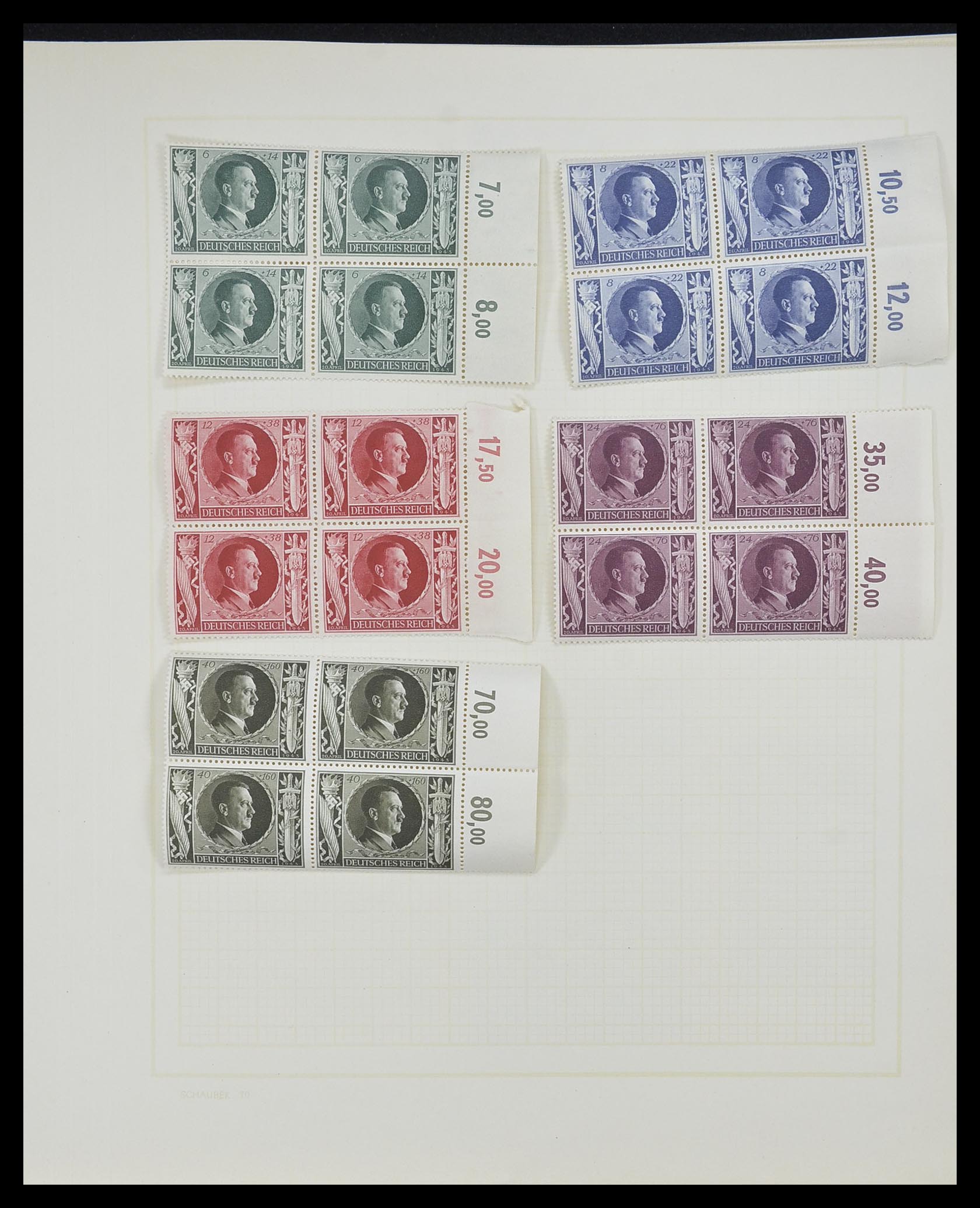 33215 075 - Postzegelverzameling 33215 Duitse Rijk 1920-1945.