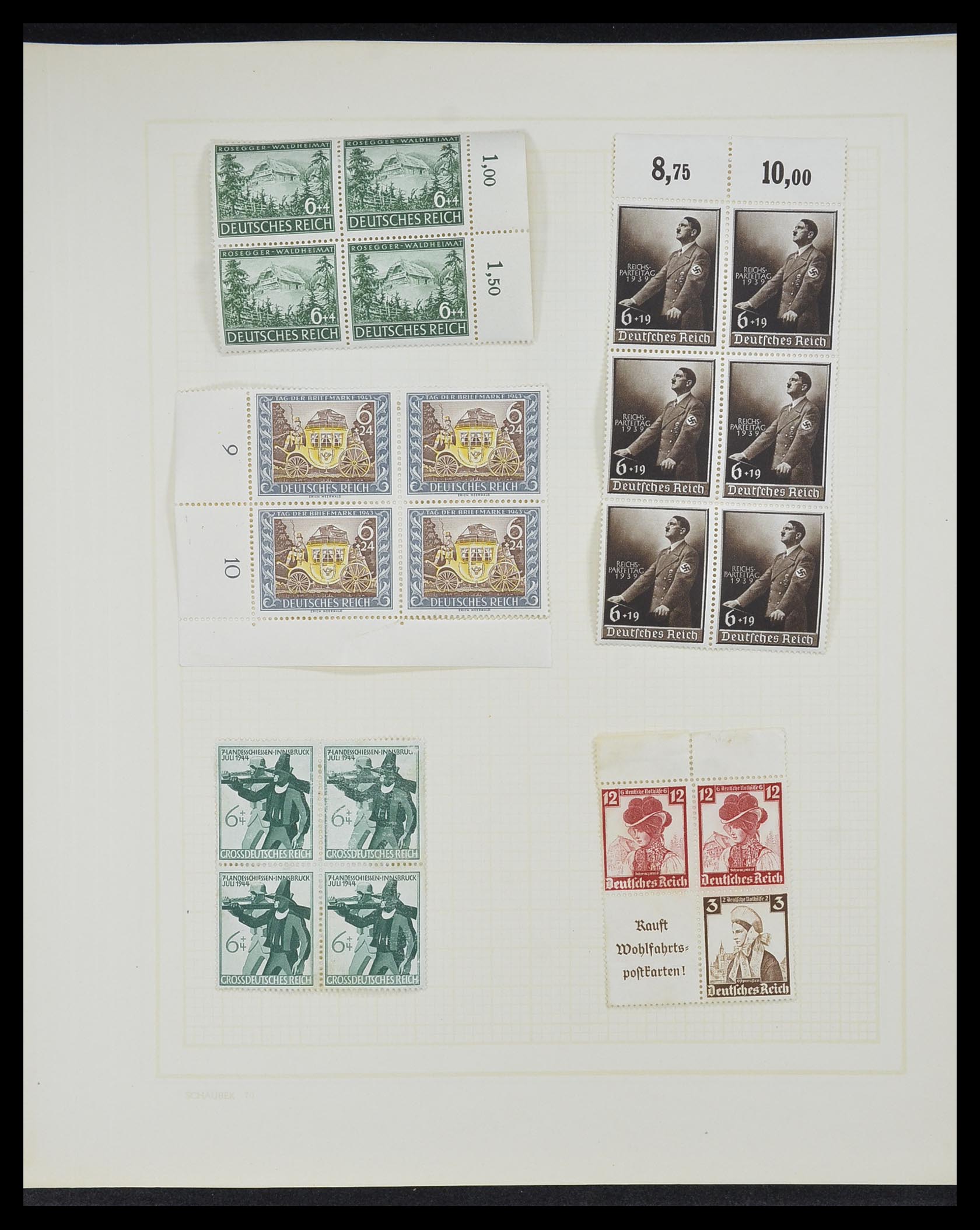 33215 077 - Stamp collection 33215 German Reich 1920-1945.