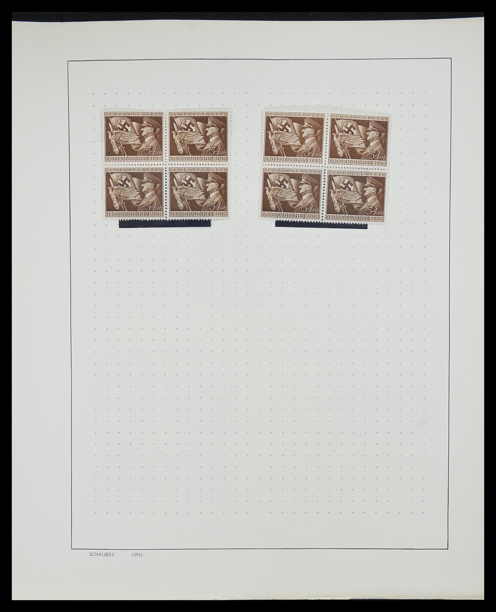 33215 078 - Postzegelverzameling 33215 Duitse Rijk 1920-1945.