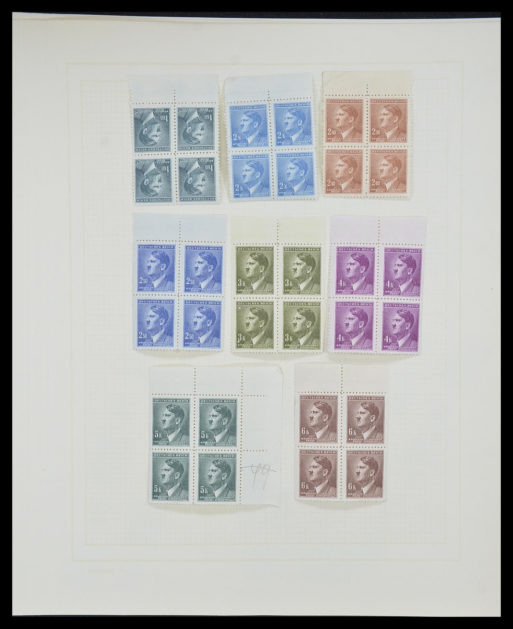 33215 087 - Postzegelverzameling 33215 Duitse Rijk 1920-1945.