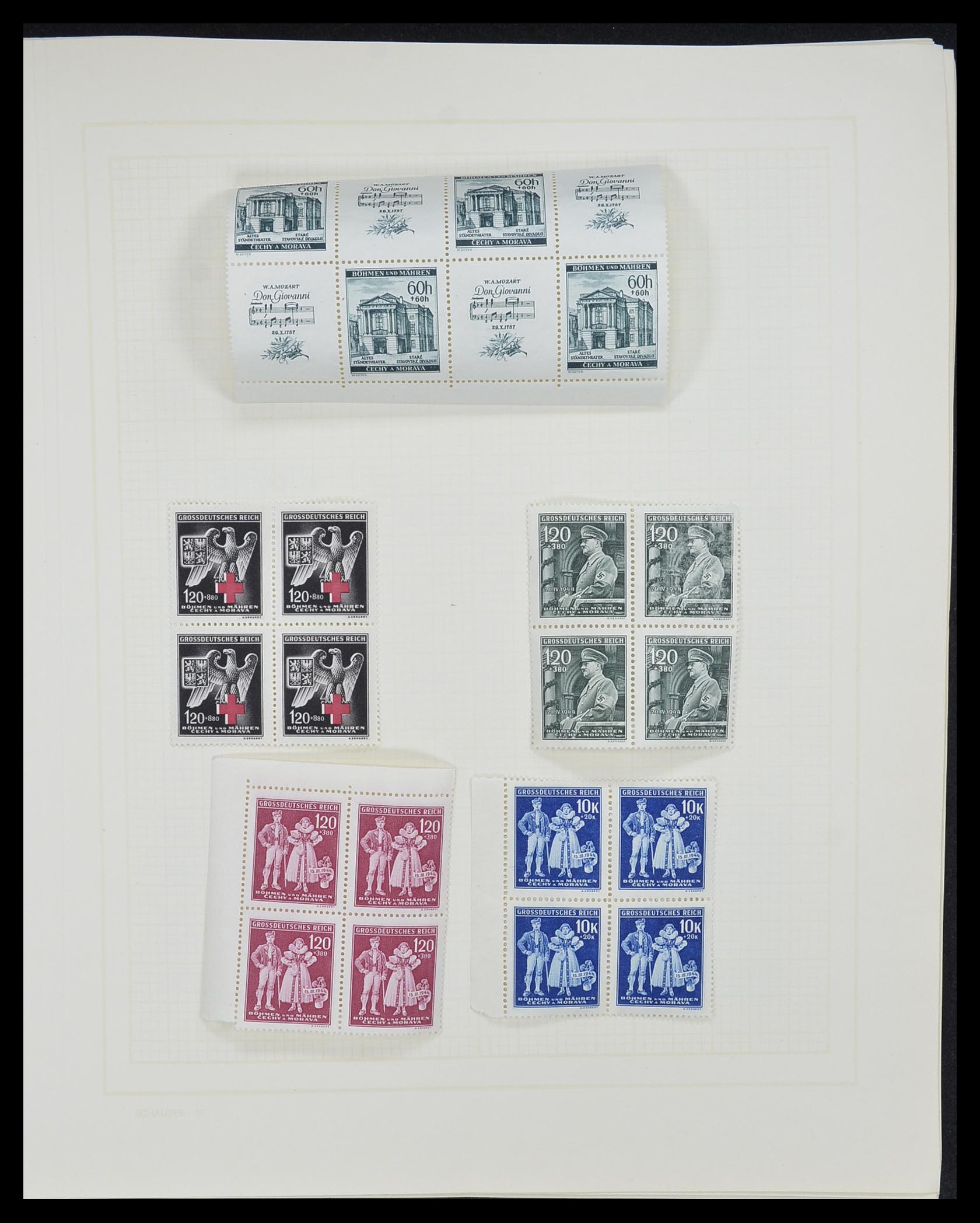 33215 090 - Postzegelverzameling 33215 Duitse Rijk 1920-1945.