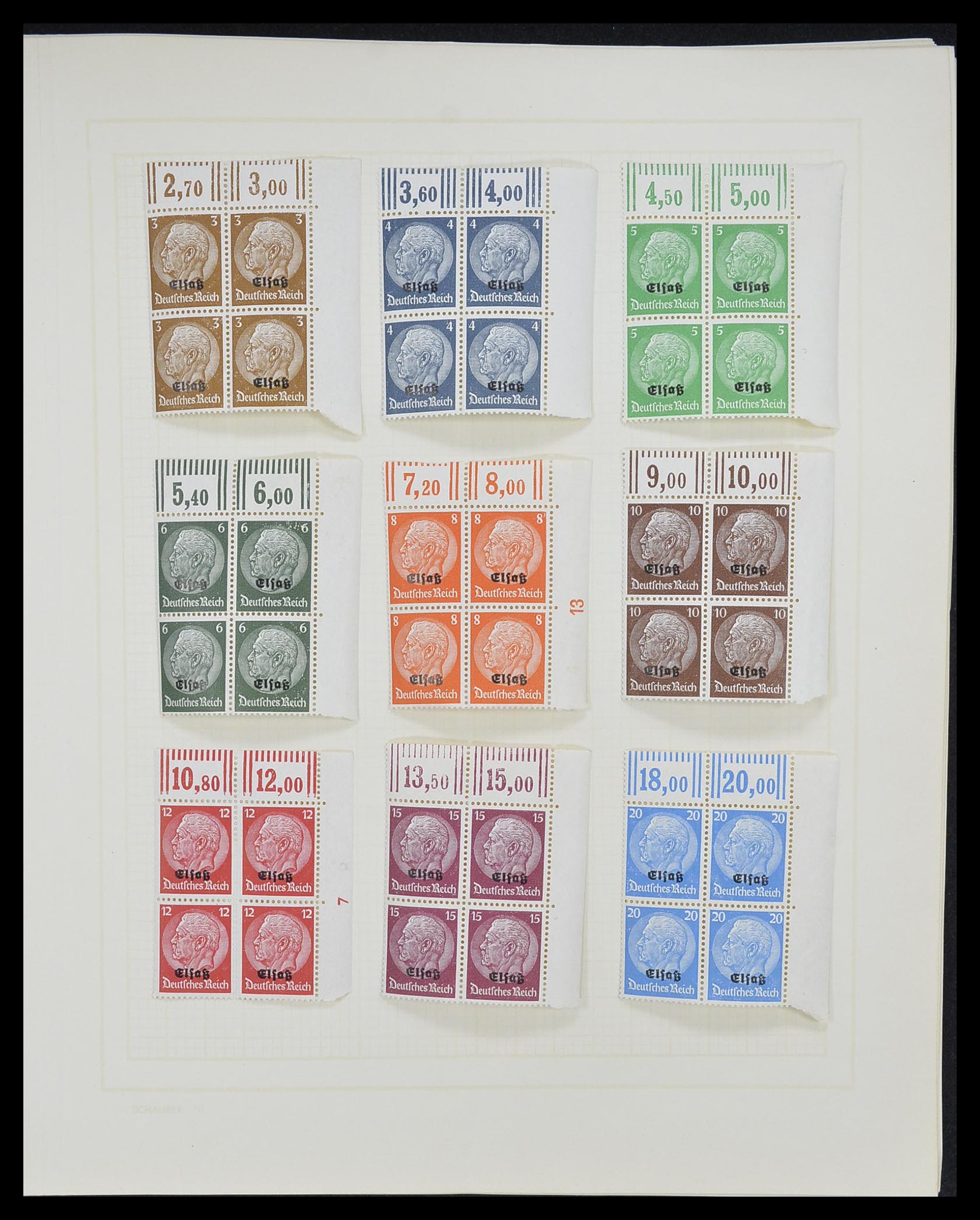 33215 091 - Stamp collection 33215 German Reich 1920-1945.