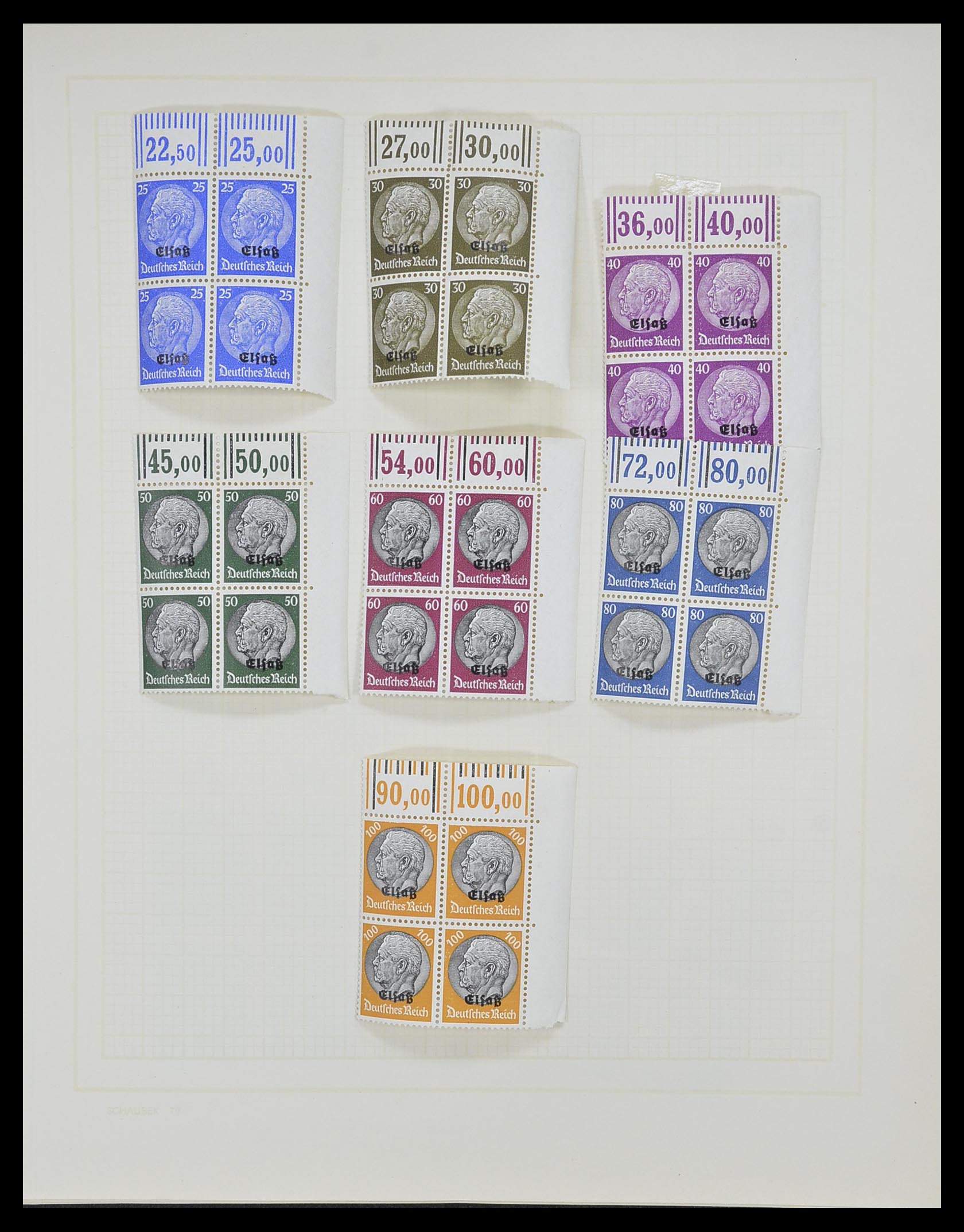 33215 092 - Stamp collection 33215 German Reich 1920-1945.