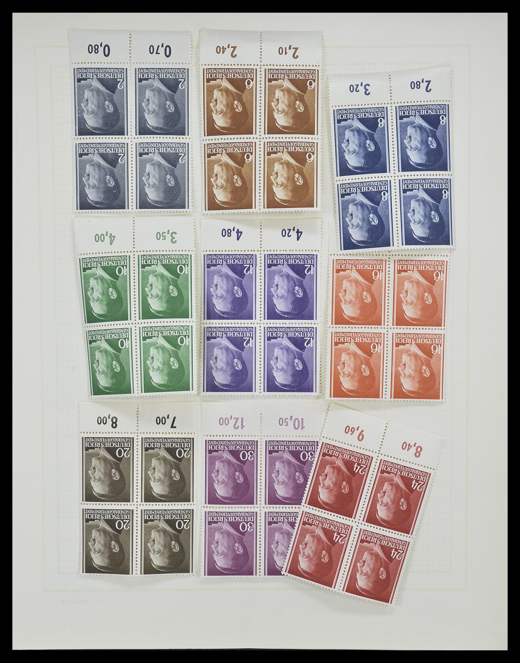 33215 093 - Stamp collection 33215 German Reich 1920-1945.