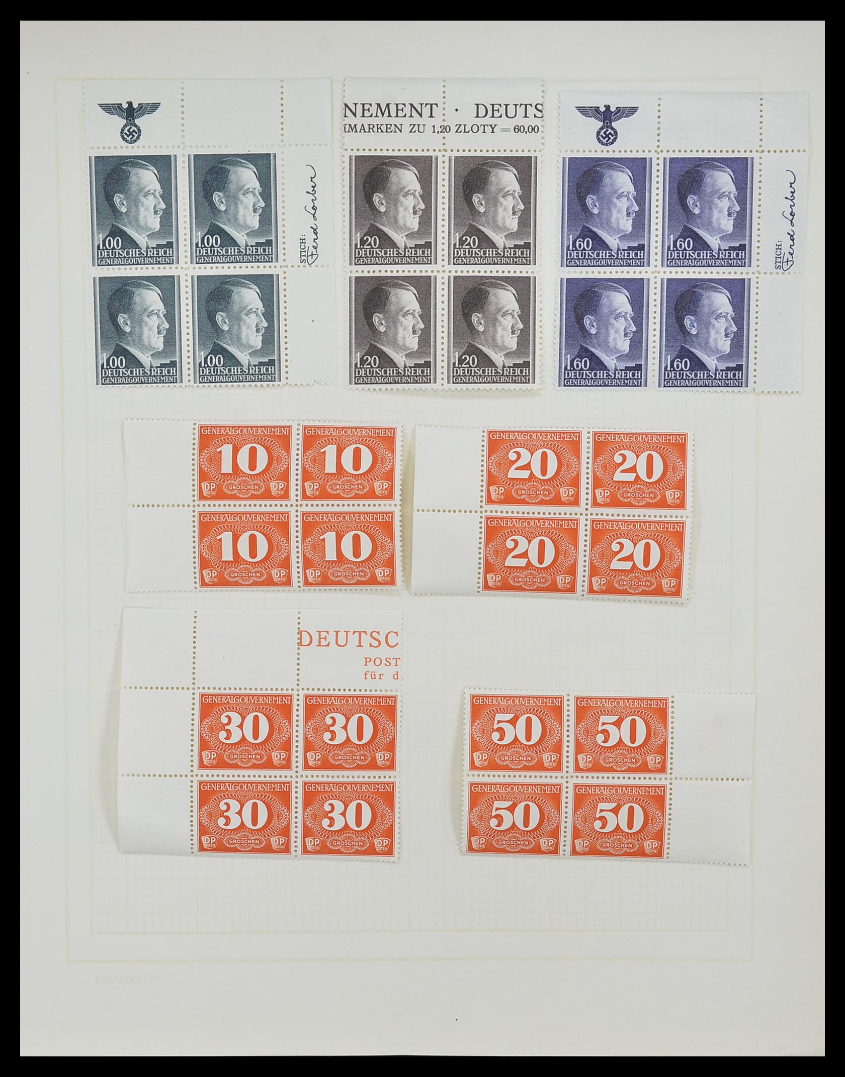 33215 095 - Stamp collection 33215 German Reich 1920-1945.