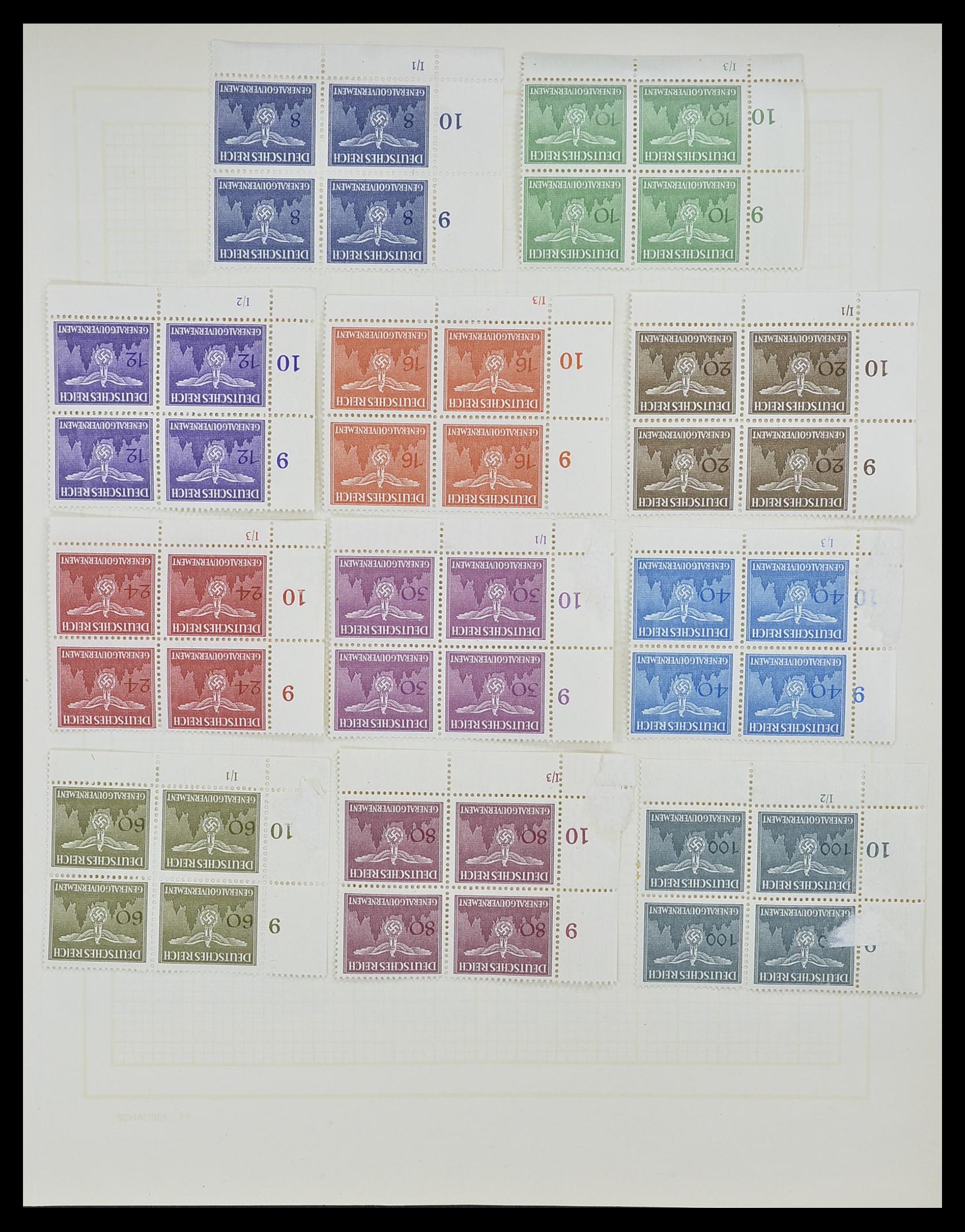 33215 096 - Postzegelverzameling 33215 Duitse Rijk 1920-1945.