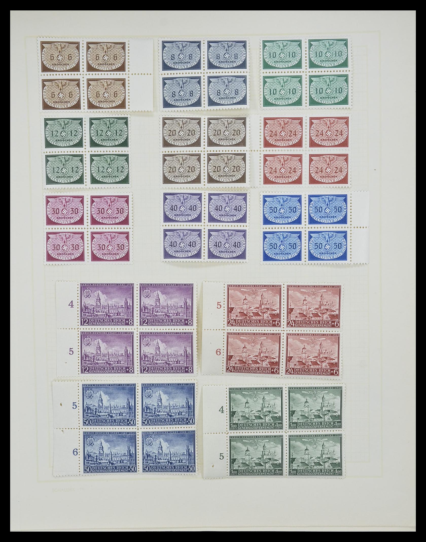 33215 099 - Postzegelverzameling 33215 Duitse Rijk 1920-1945.
