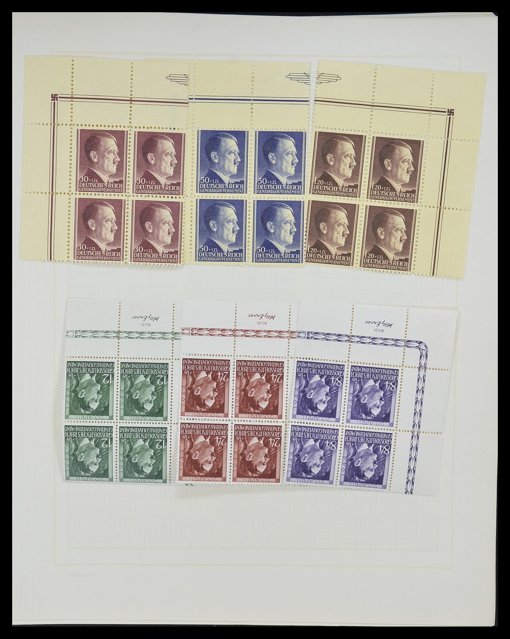 33215 101 - Stamp collection 33215 German Reich 1920-1945.