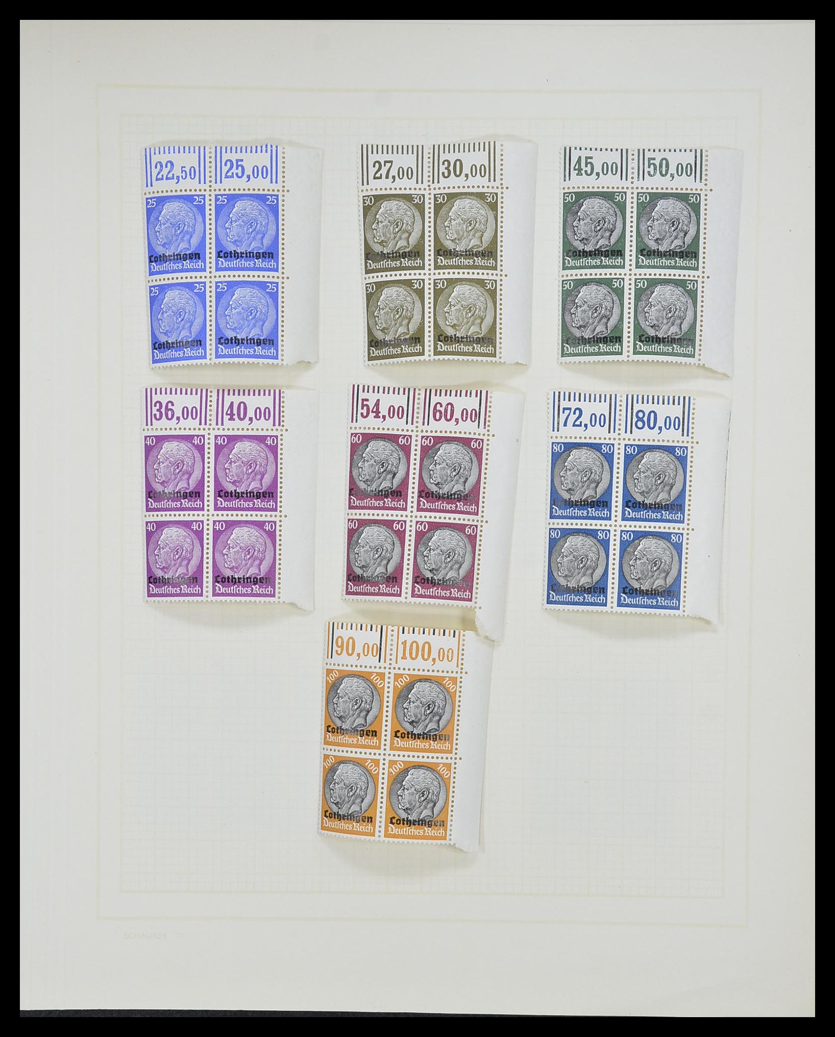 33215 112 - Stamp collection 33215 German Reich 1920-1945.