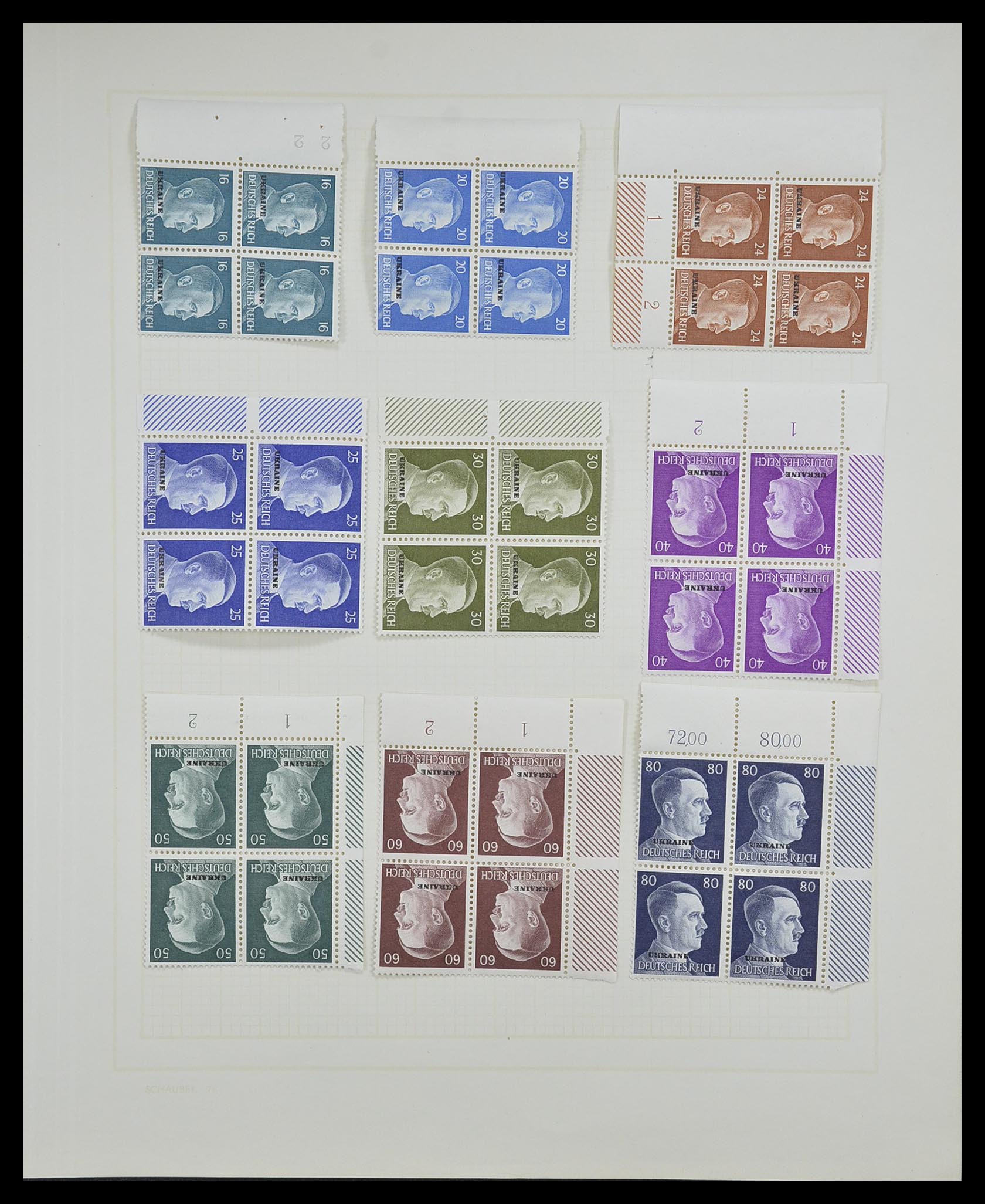 33215 121 - Stamp collection 33215 German Reich 1920-1945.