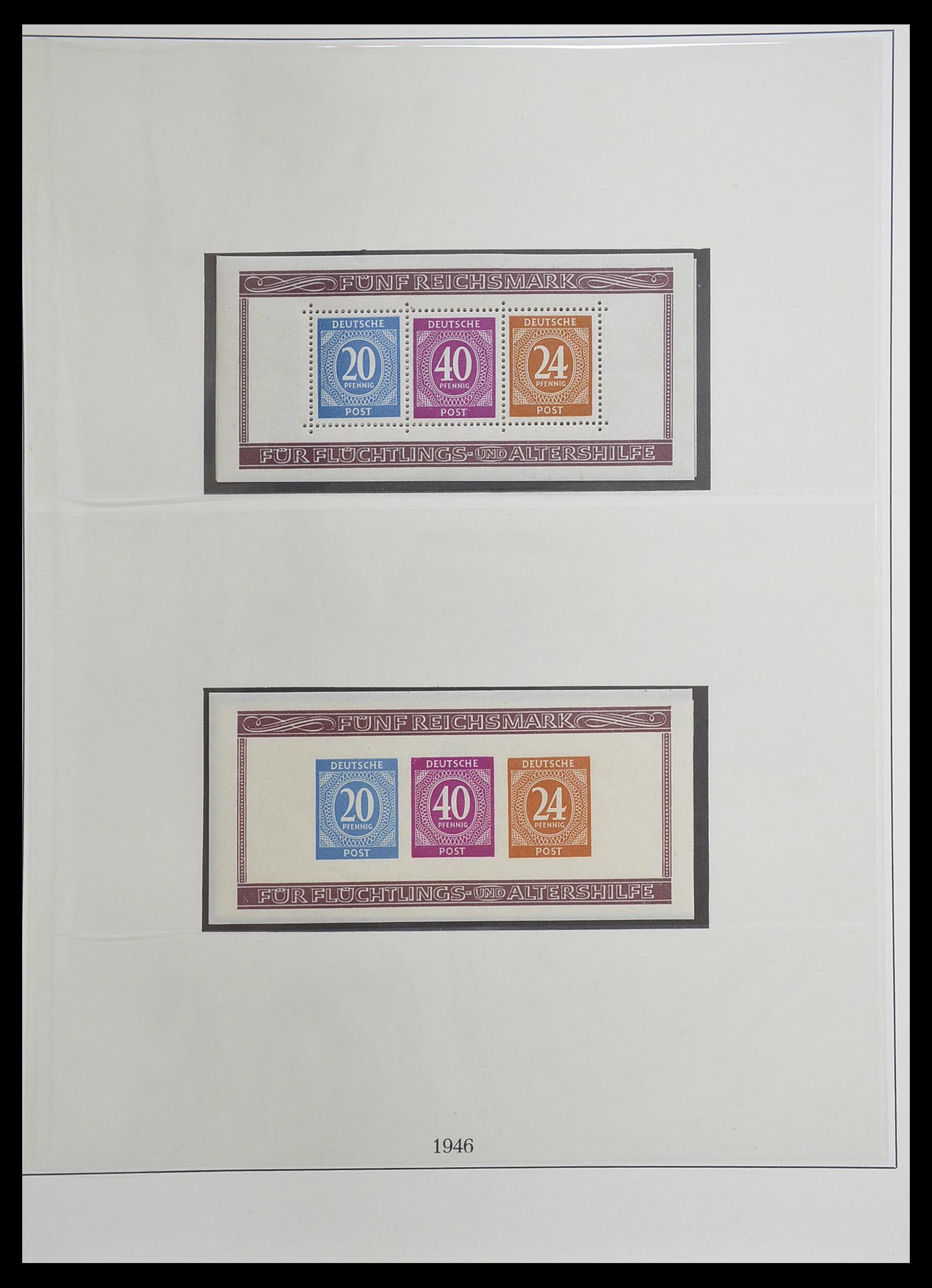 33216 002 - Stamp collection 33216 German Zones 1945-1949.