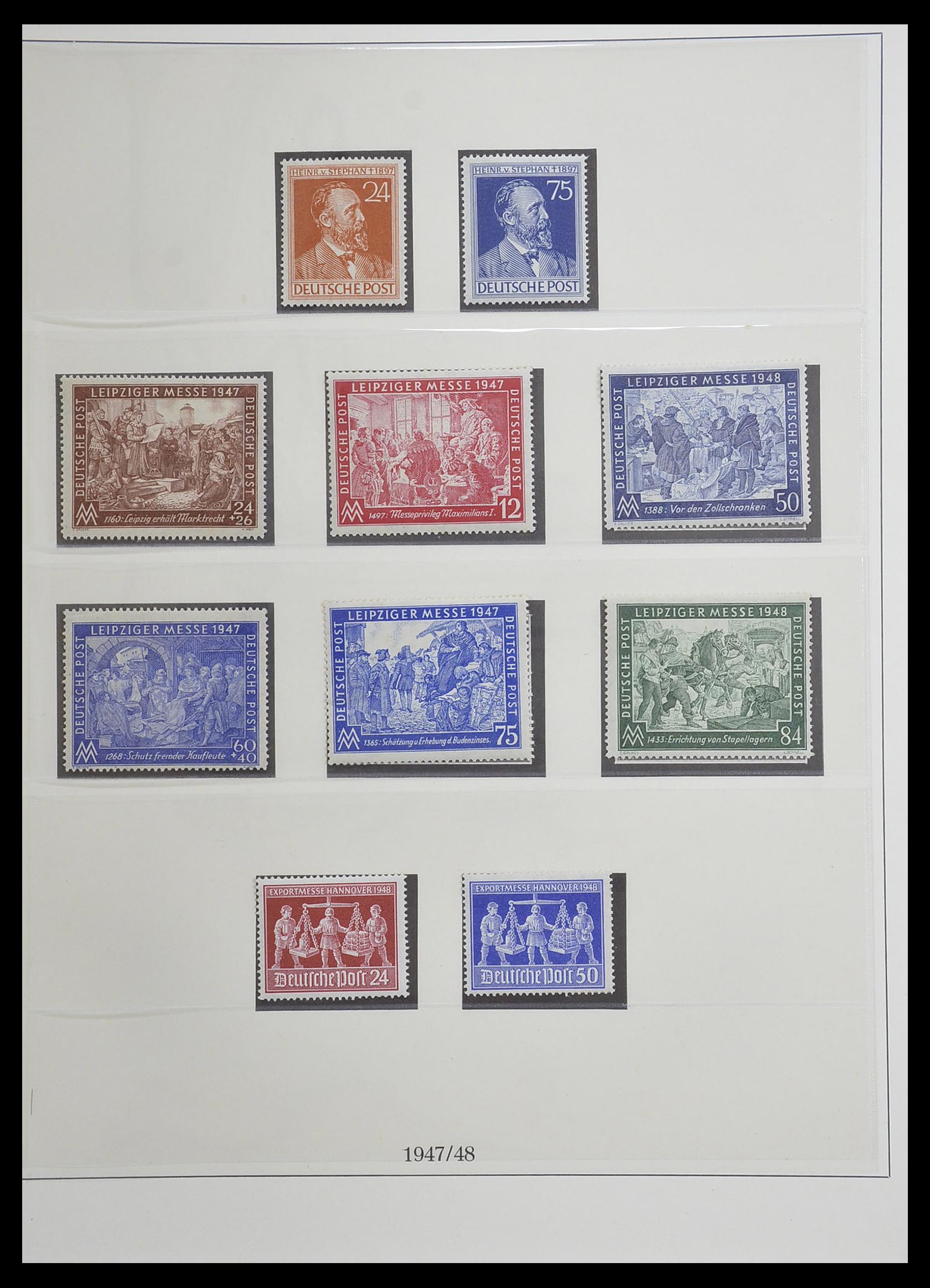 33216 003 - Stamp collection 33216 German Zones 1945-1949.