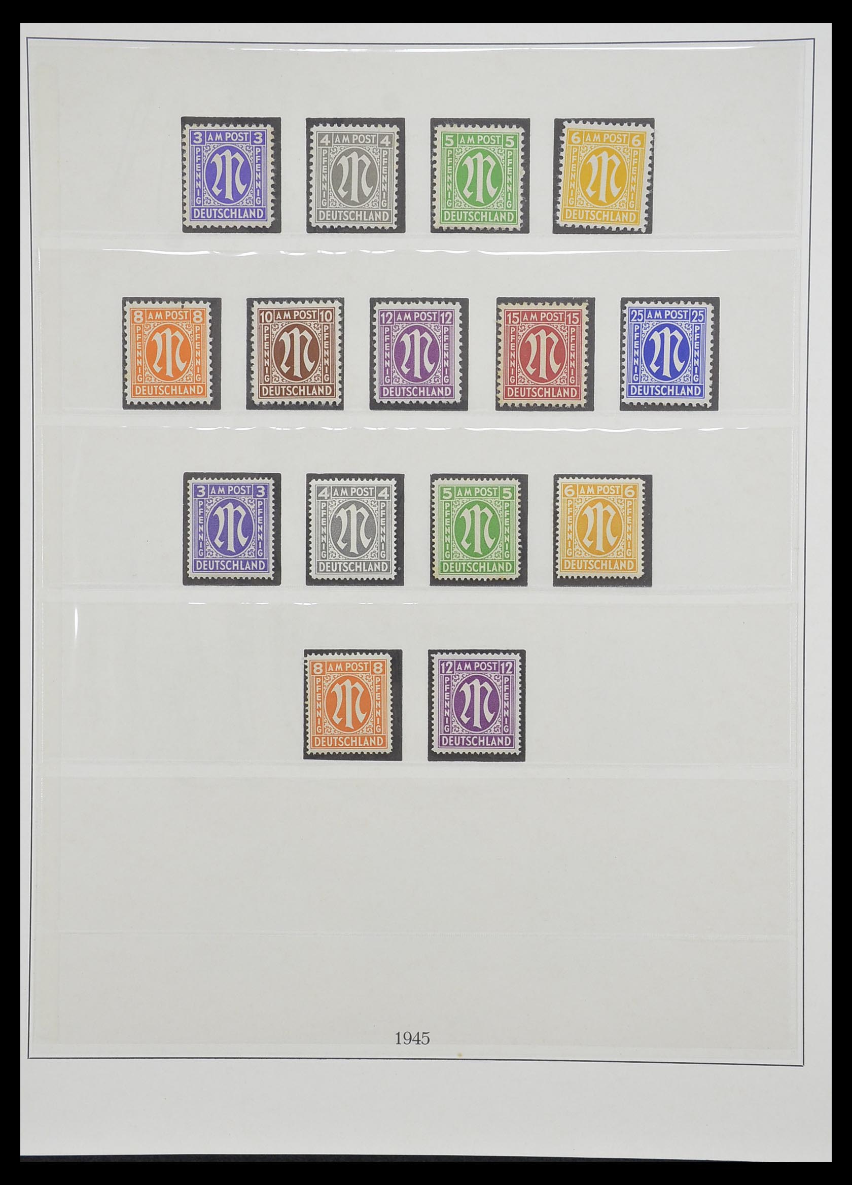 33216 007 - Stamp collection 33216 German Zones 1945-1949.