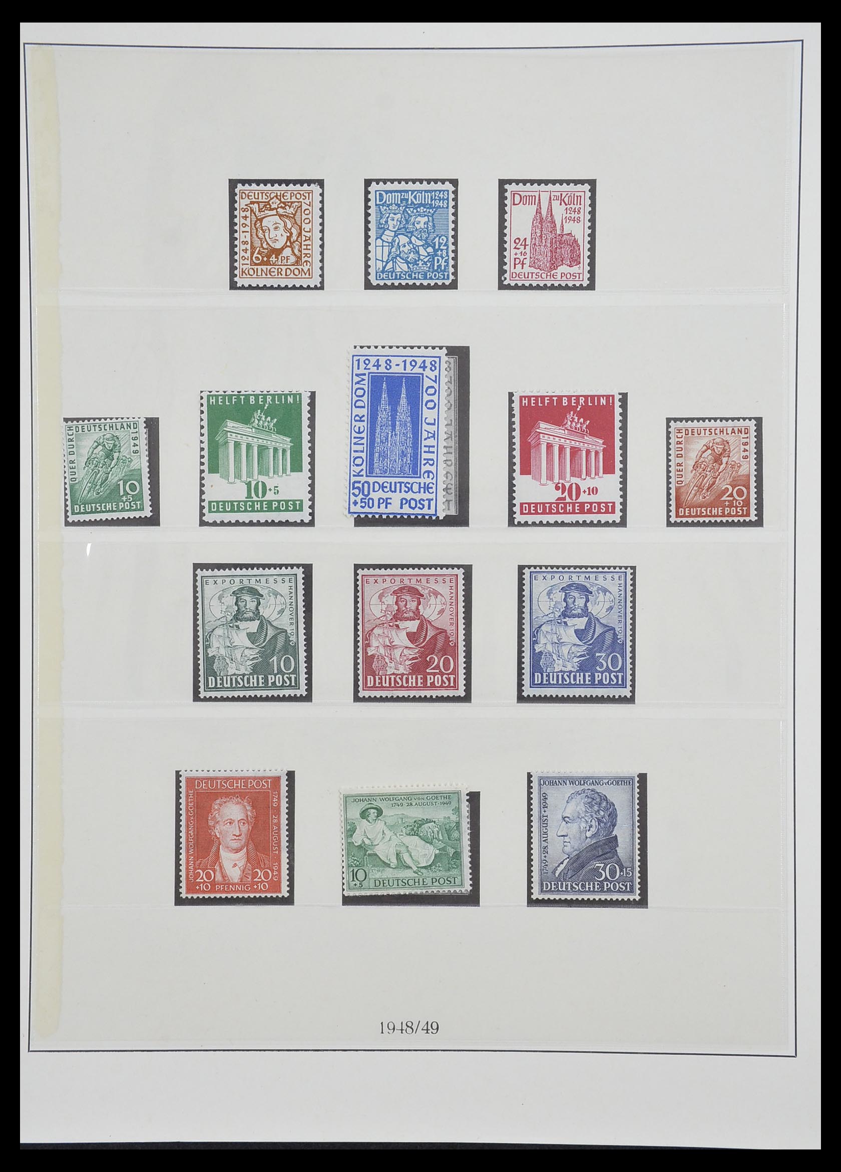 33216 011 - Stamp collection 33216 German Zones 1945-1949.
