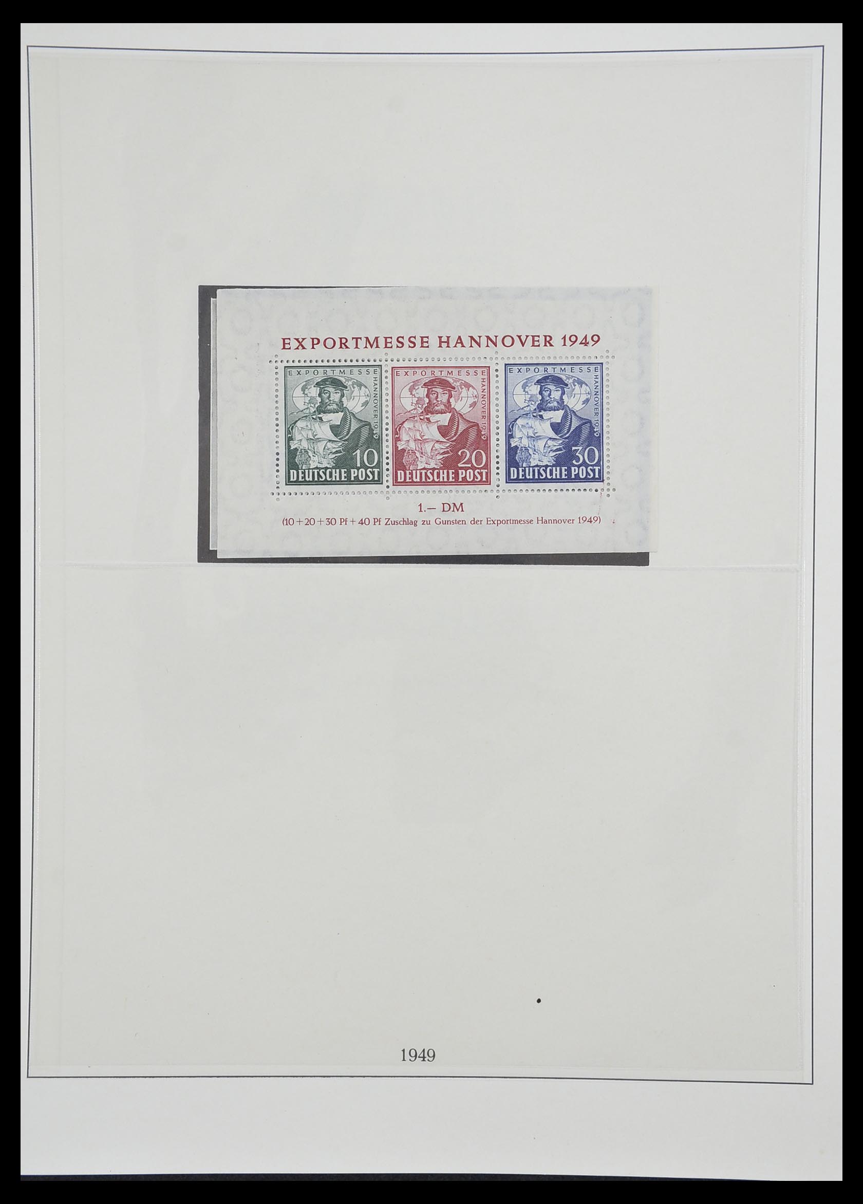 33216 013 - Stamp collection 33216 German Zones 1945-1949.