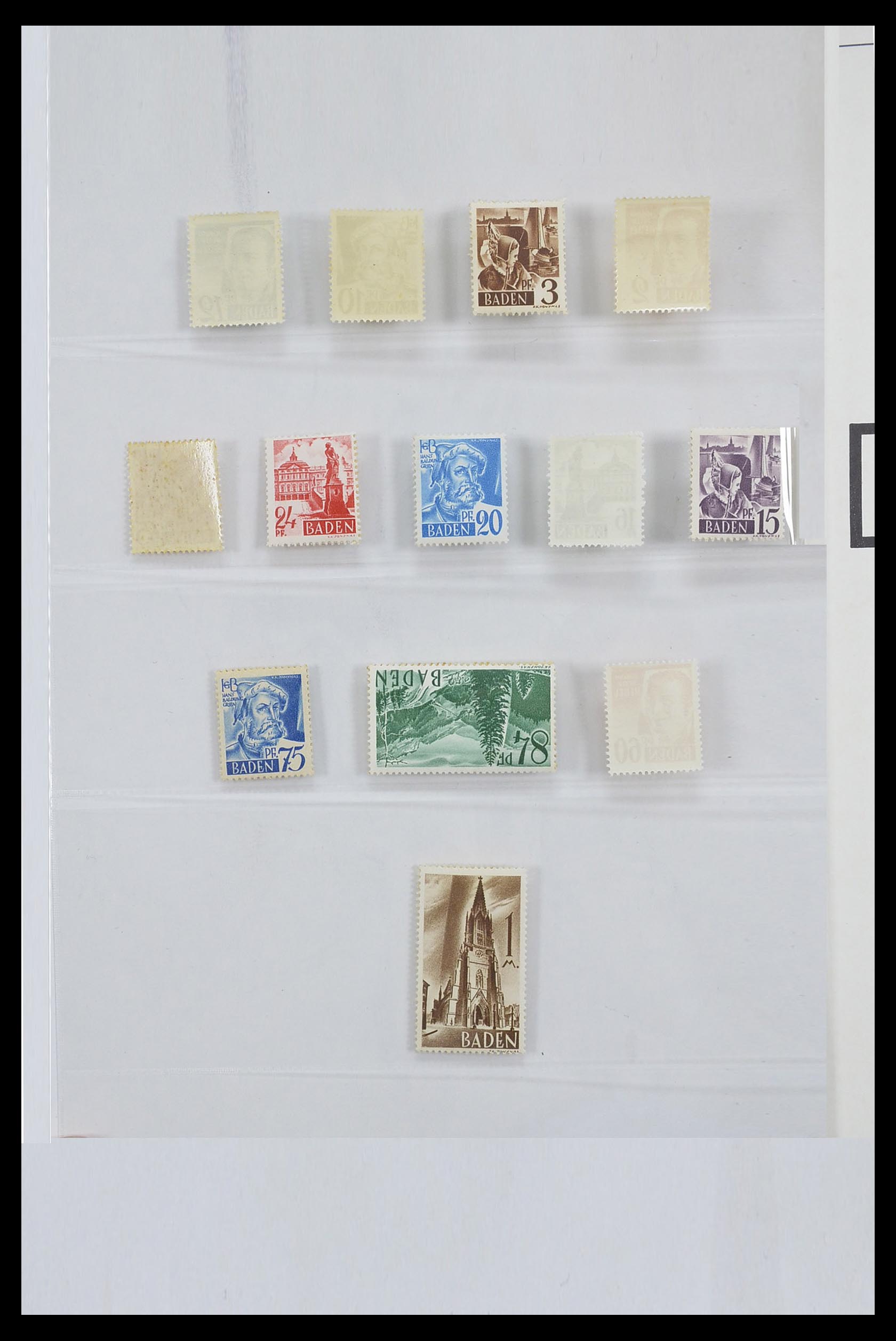 33216 016 - Stamp collection 33216 German Zones 1945-1949.