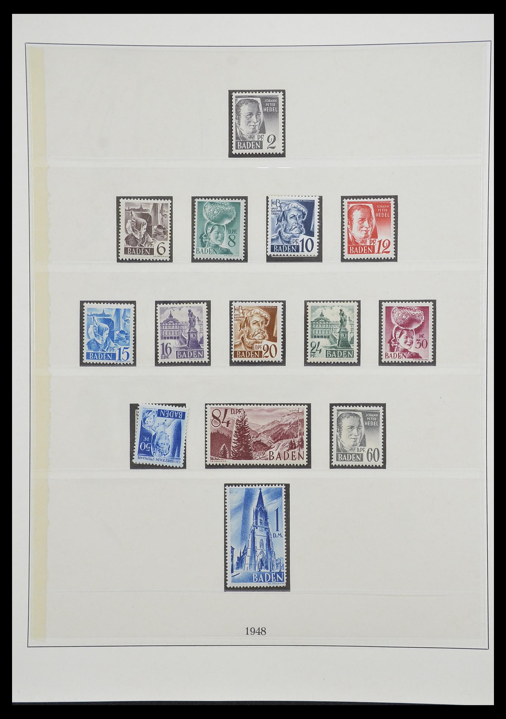 33216 017 - Stamp collection 33216 German Zones 1945-1949.