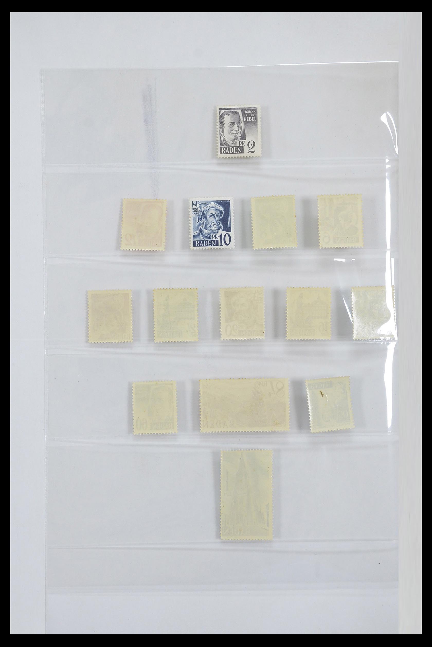 33216 018 - Stamp collection 33216 German Zones 1945-1949.