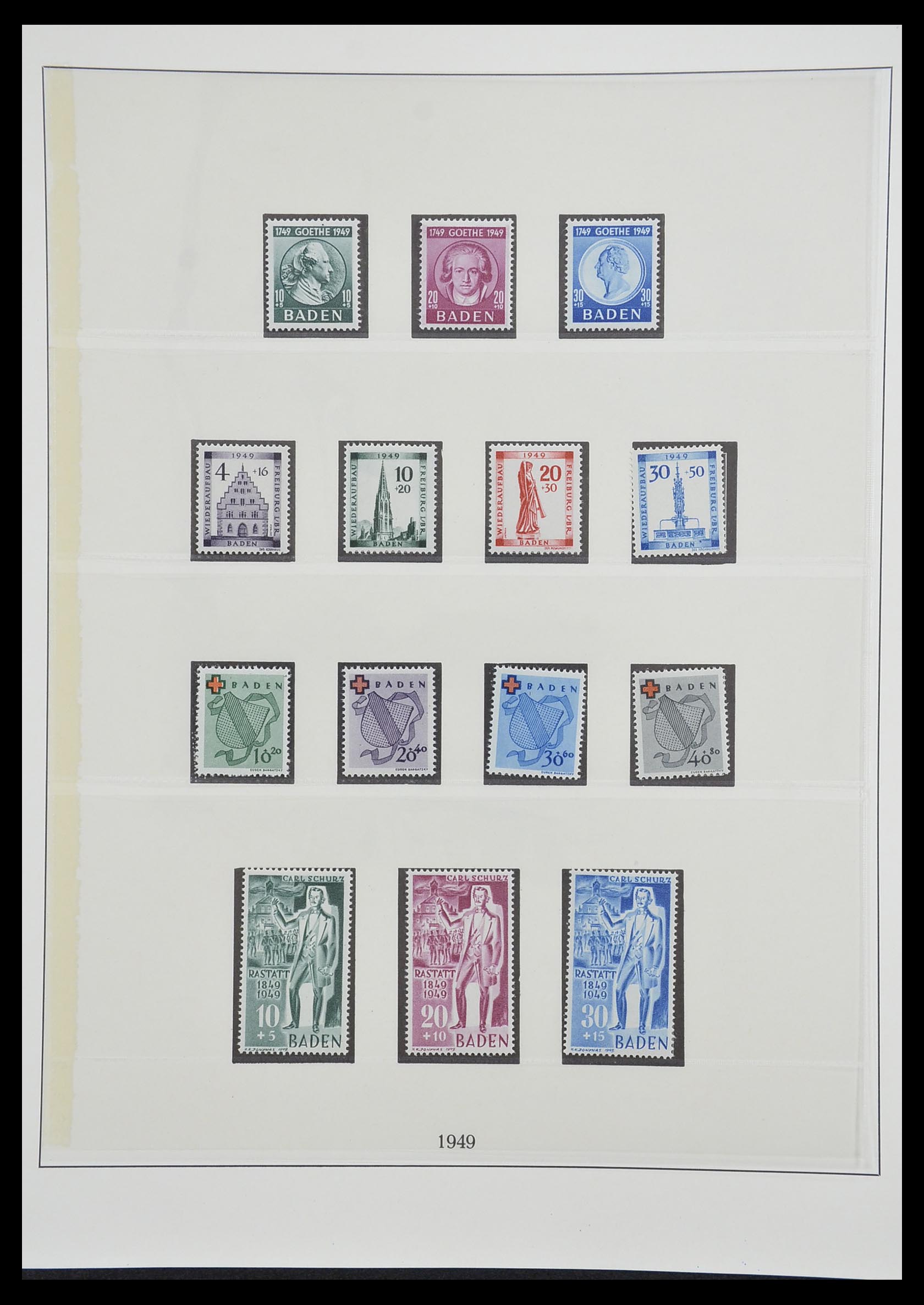 33216 020 - Postzegelverzameling 33216 Duitse Zones 1945-1949.