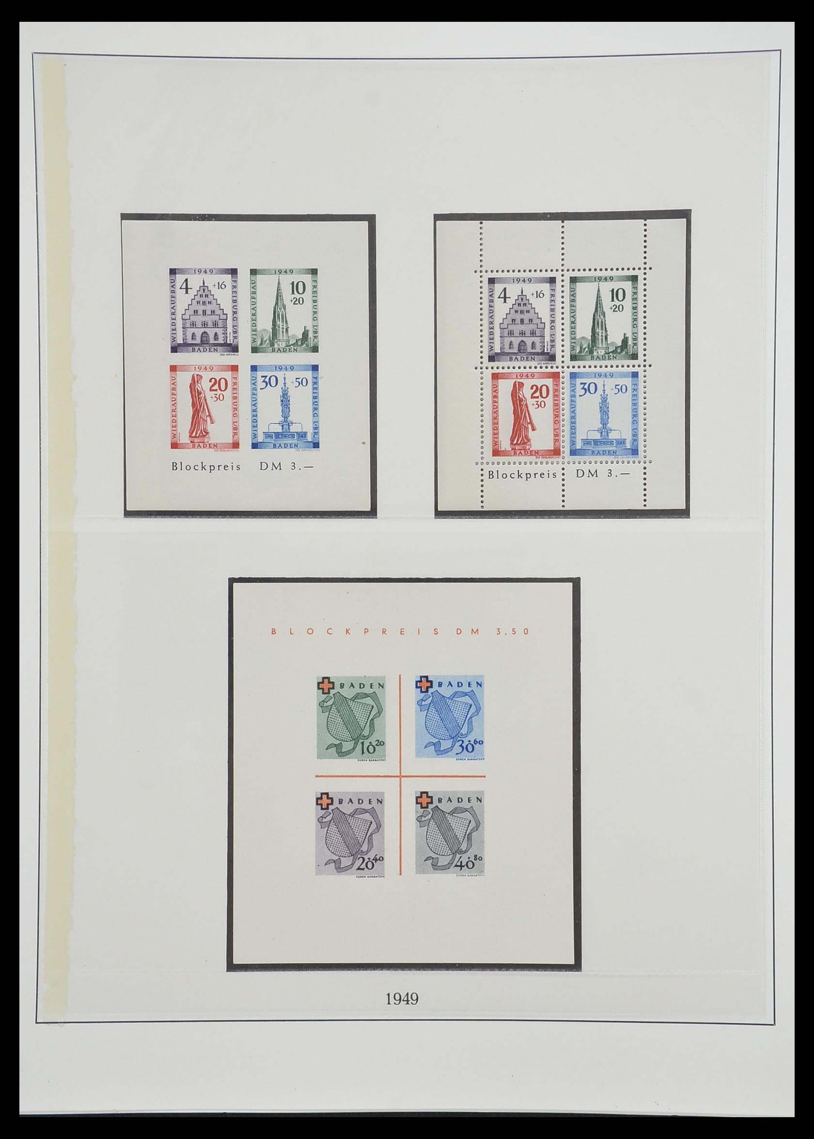 33216 021 - Postzegelverzameling 33216 Duitse Zones 1945-1949.